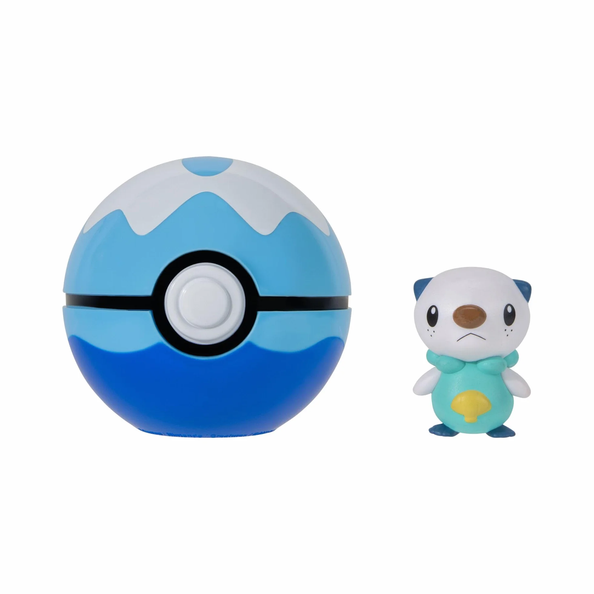 Pokémon PKW4158 - Clip 'N' Go Ottaro z piłką do nurkowania, oficjalny zestaw