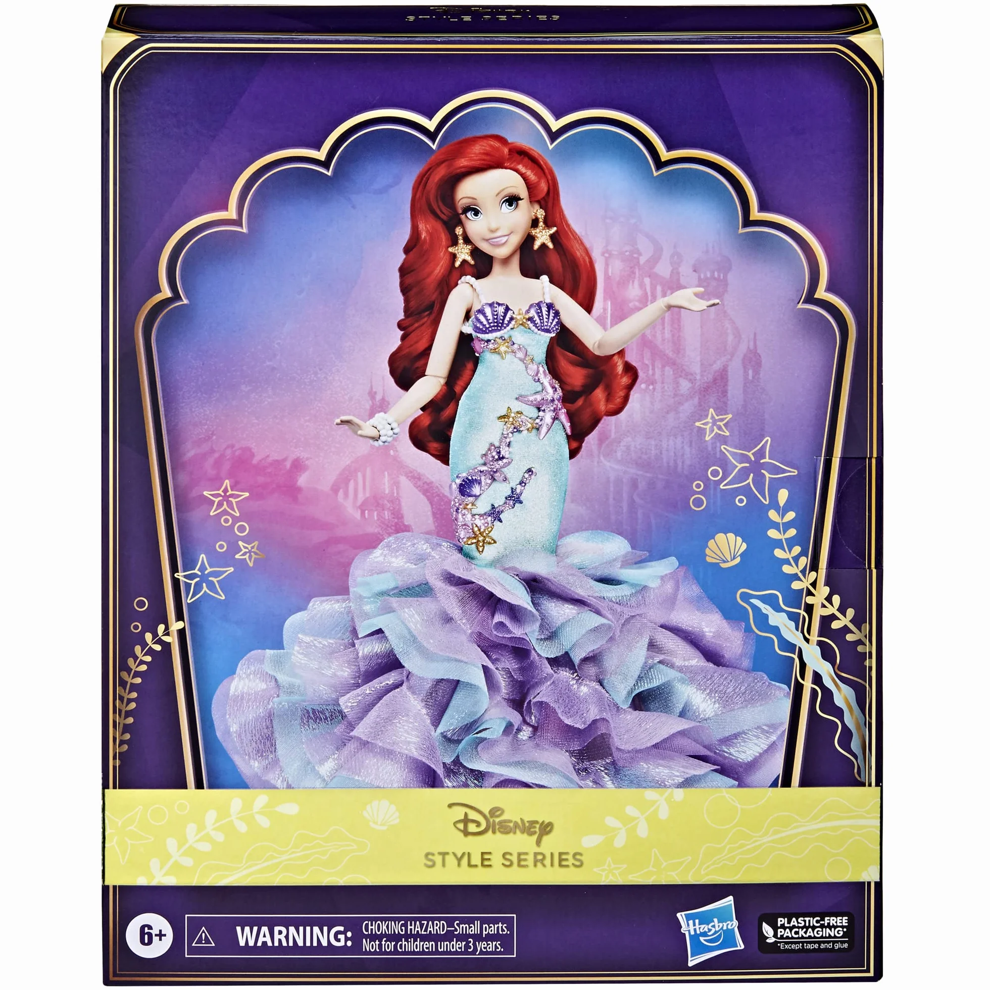 Hasbro Ariel Lalka, Wielokolorowa, Od 6 Lat