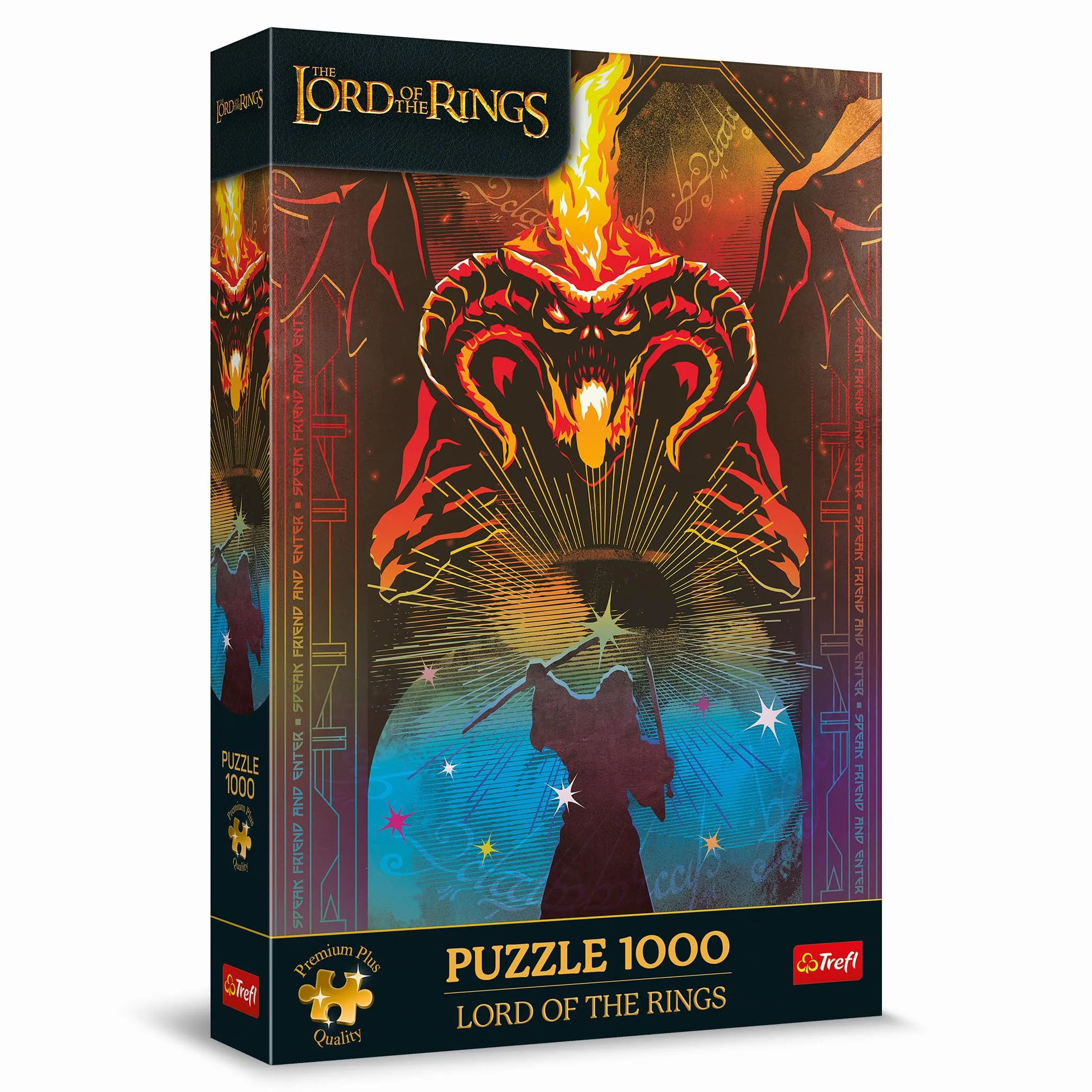 Trefl Premium Plus Quality - Puzzle Lord of the Rings - 1000 Elementów, Seria Układanek z Ulubionymi Bohaterami, dla Dorosłych i Dzieci od 14 lat