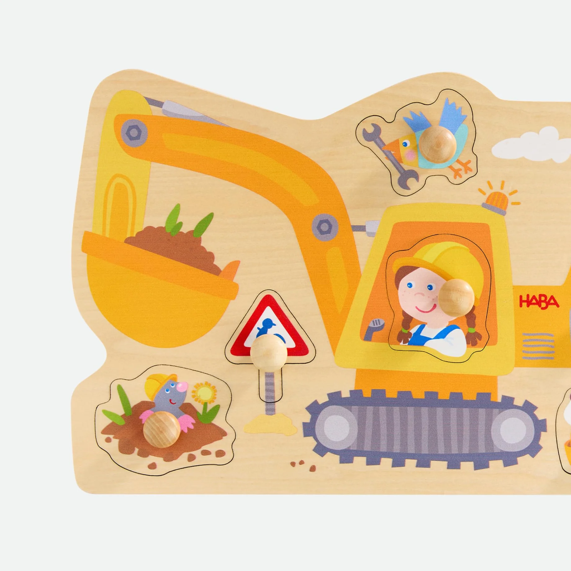 Greifpuzzle Bagger
