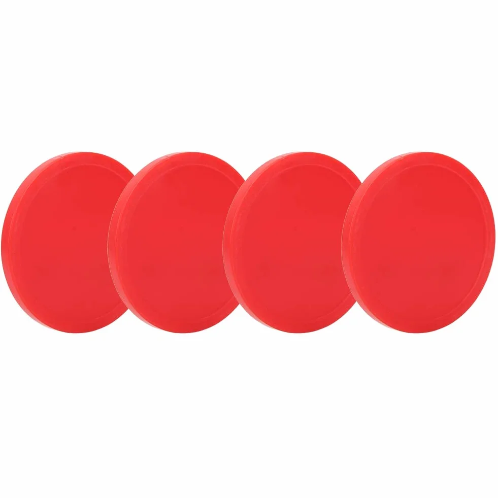Krążki do cymbergaja, 4-pak Home Air Hockey Red krążki zamienne do stołów do gry Akcesoria do sprzętu(82mm)