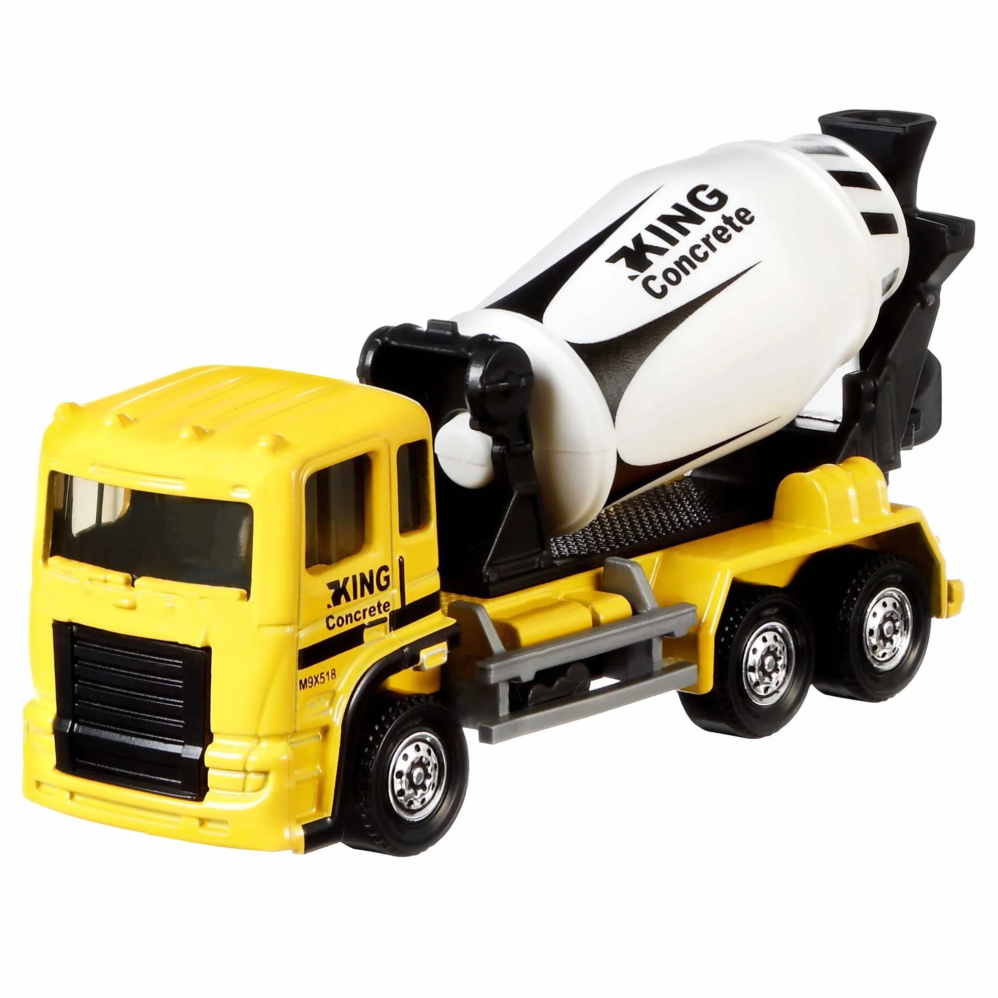 Matchbox Working Rigs Wielopak, 4 ulubione zabawkowe ciężarówki z ruchomymi elementami, dla dzieci od 3 roku życia i dorosłych kolekcjonerów, HCC07