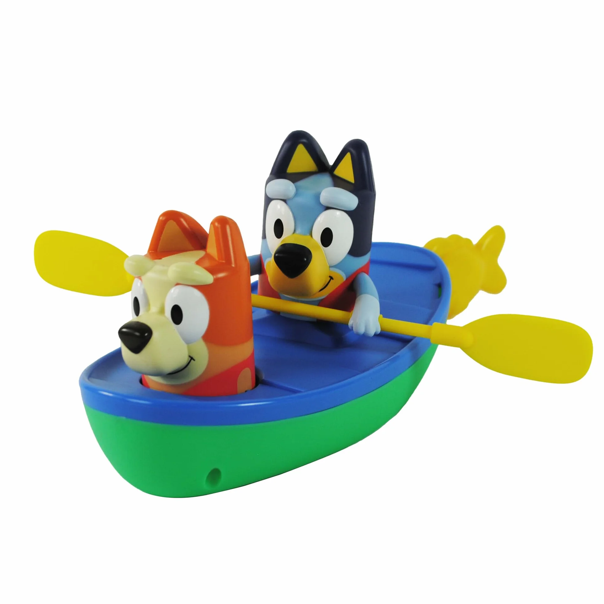 TOMY Toomies Bluey Pull and Go Canoe zabawka do kąpieli dla dzieci od 18 miesięcy