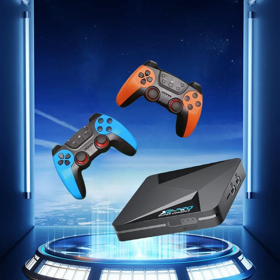 Konsola do gier retro X2 Pro z 65000 wbudowanymi grami 4K UHD kompatybilna z 9.0 i emulatorami do Arcade