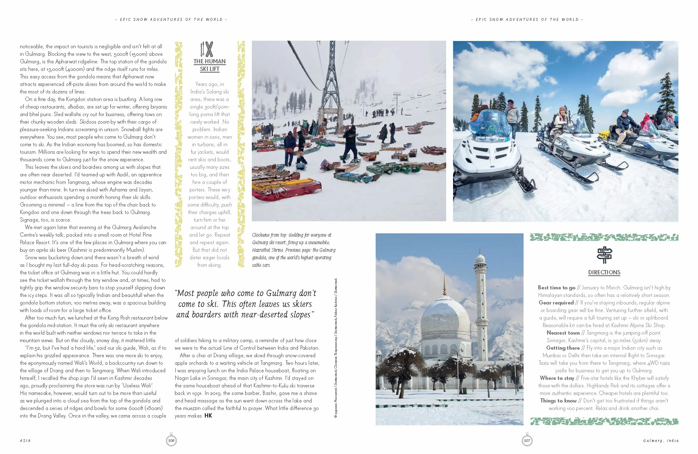 Epic Snow Adventures of the World 1ed - anglais: 200 Amazing Winter Adventures Across the Globe | Easy & Challenging Experiences | Expert Travel Tips | Stunning Photography