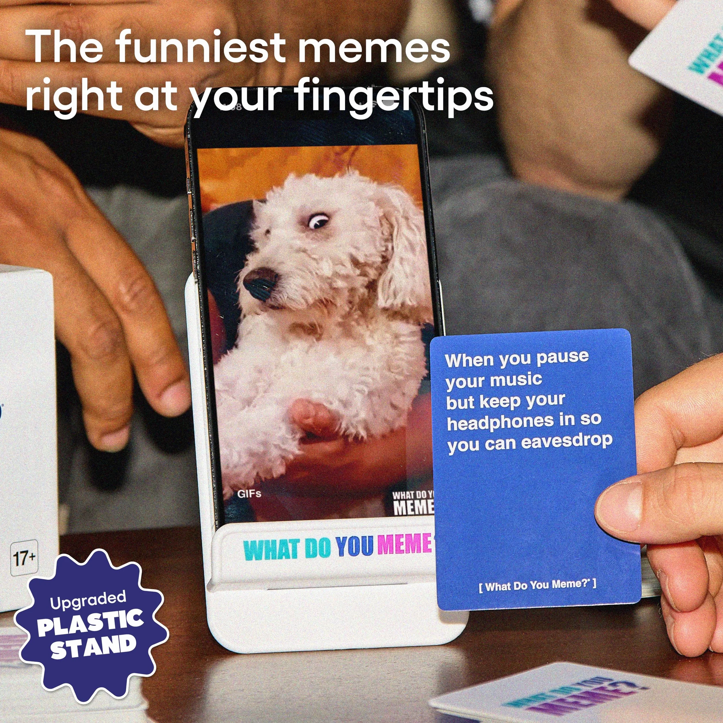 WHAT DO YOU MEME? Core Game, Now Including GIF's by Relatable, The Essential Adult Party Game for Meme Lovers, A Fun White Elephant Gifts and Stocking Stuffers