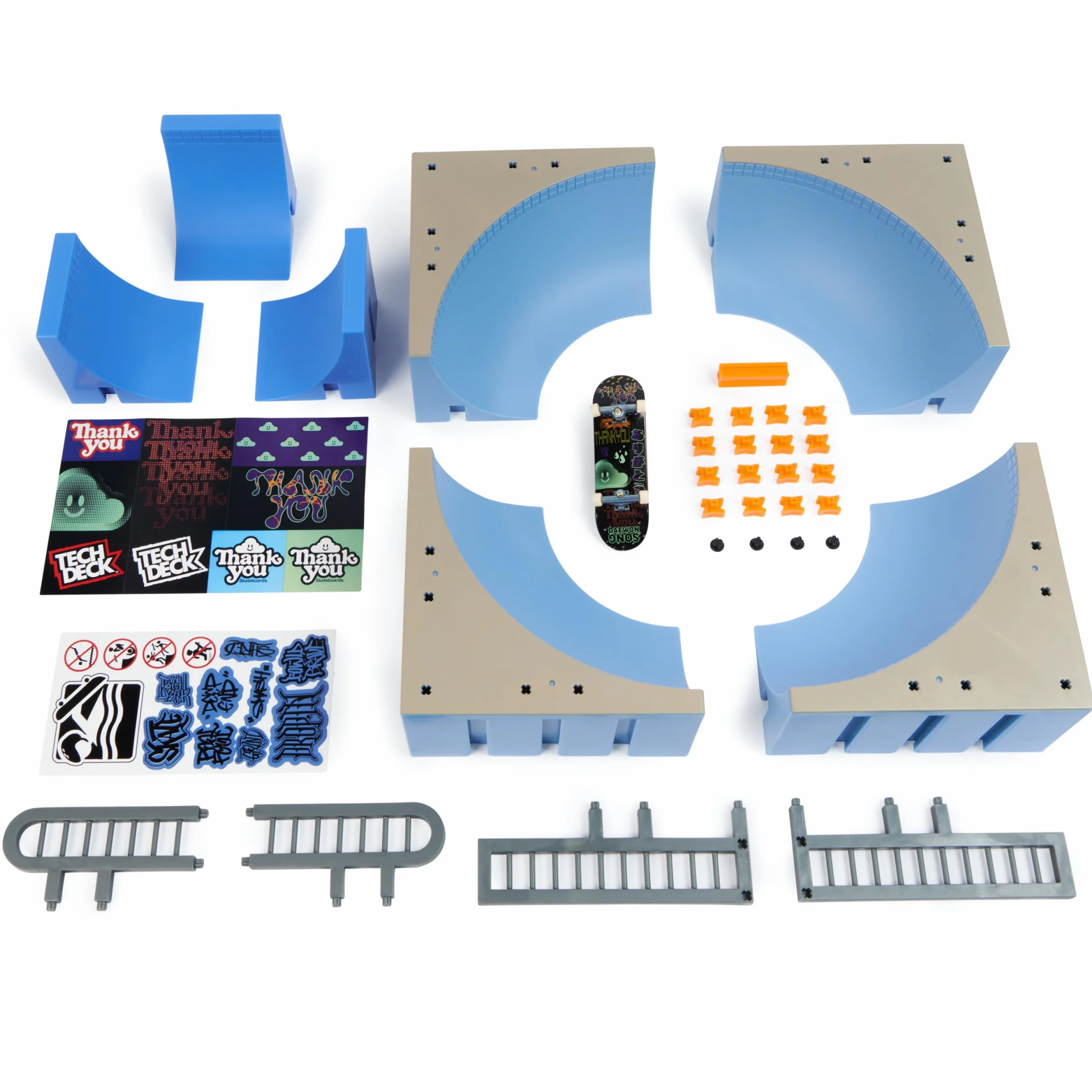 Tech Deck 6066909 Skate Park, Wielokolorowy, Od 6 Lat