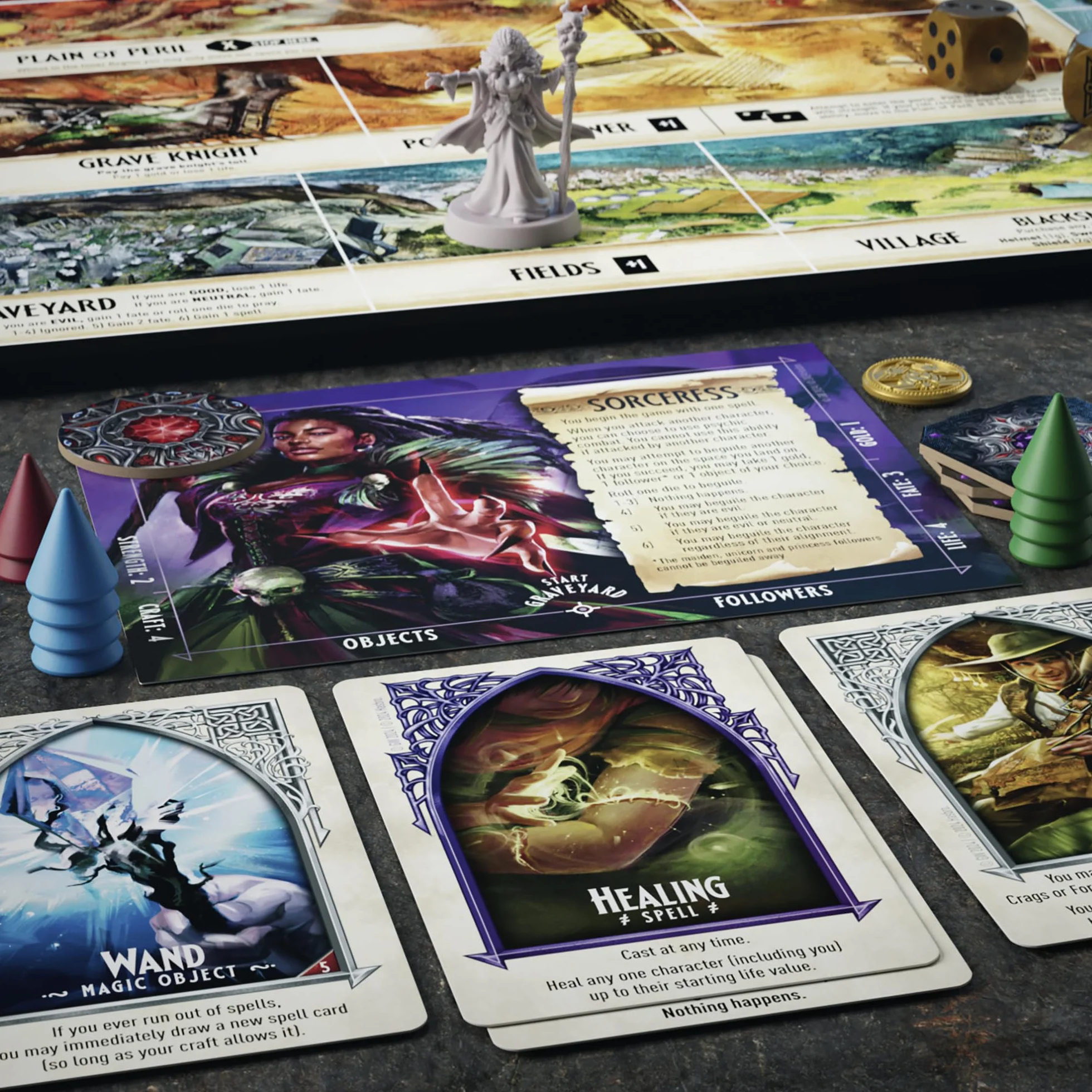 Avalon Hill Talisman: The Magical Quest Board Game, 5. edycja | Fantasy Tabletop Adventure Games | Od 12 lat i więcej | 2 do 6 graczy | Gry strategiczne RPG