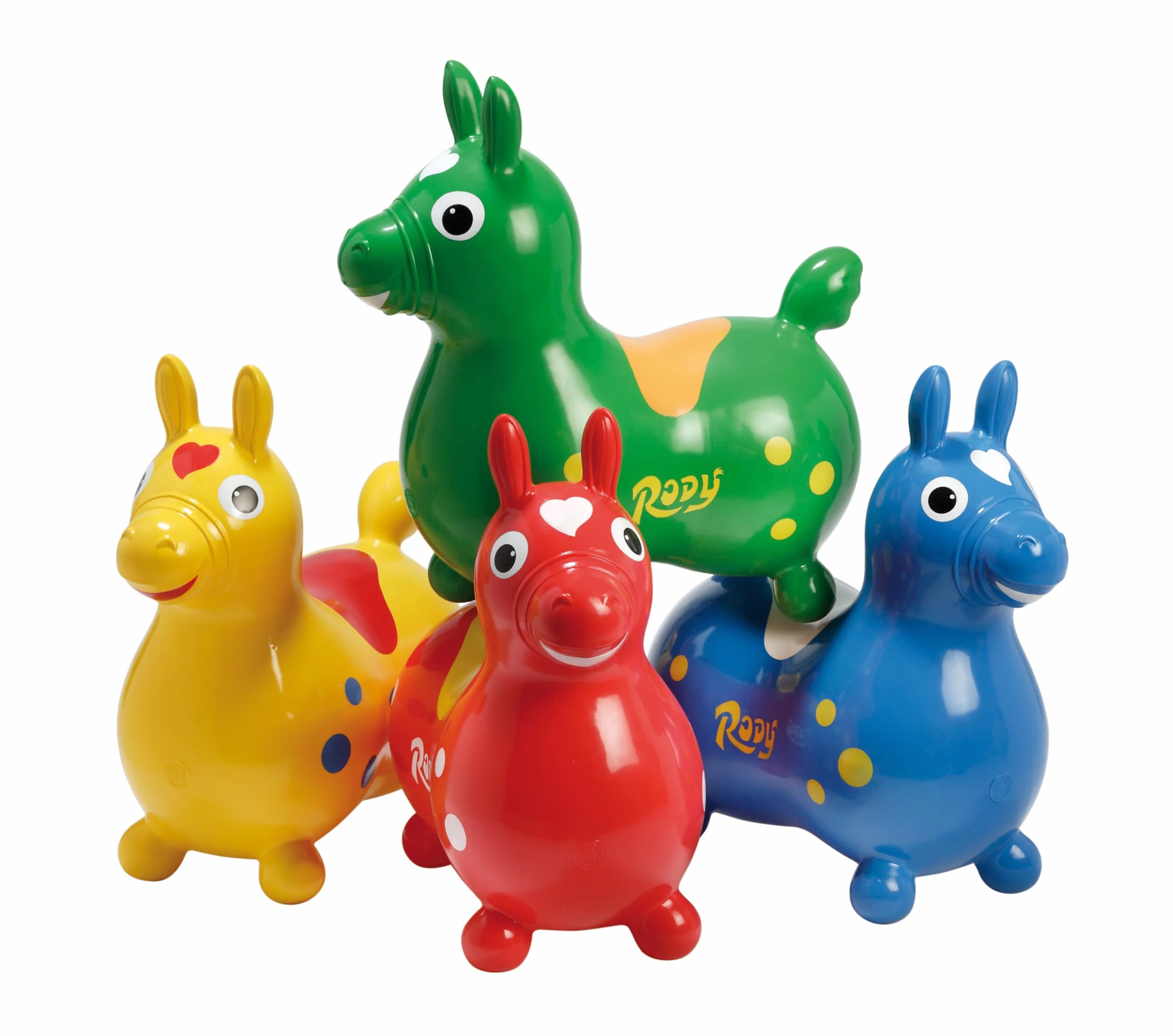 Gymnic 2089091 Koń Do Skakania Rody, Niebieski, 54cm