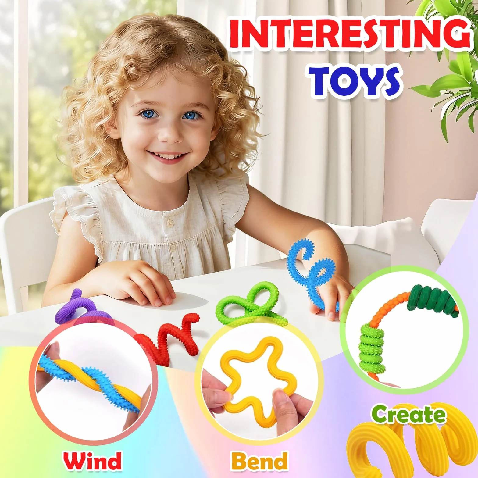 Zabawki sensoryczne Fidget Toys – kolorowe, ciche, teksturowane, silikonowe. Zabawki sensoryczne łagodzące ADHD, autyzm i lęk, idealne do podróży
