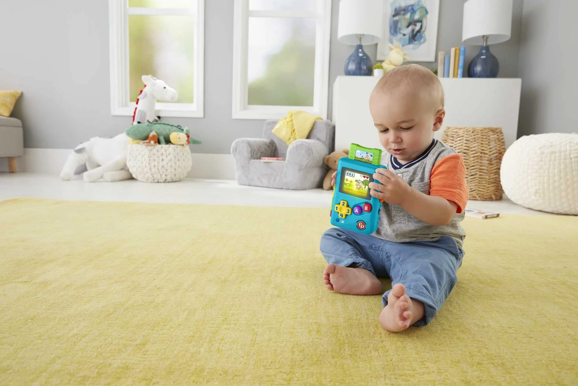 Fisher-Price Lil' Gamer, wersja: angielski, brytyjski; włoski; portugalski; hiszpański, kastylijski, HHX12