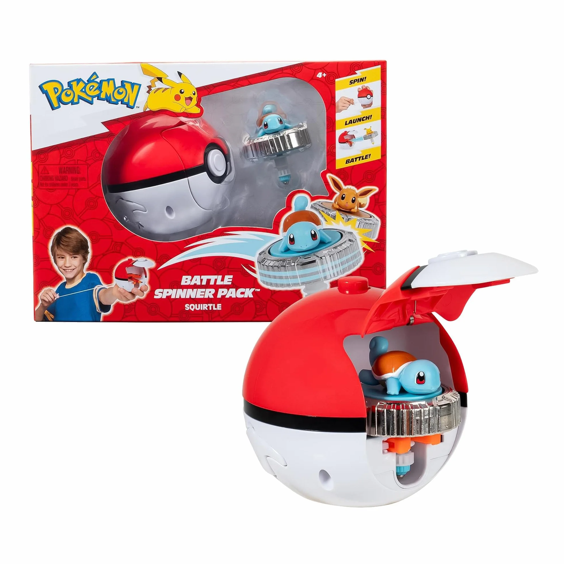 Pokémon PKW Battle Spinner Pack Quirtle Poké Ball