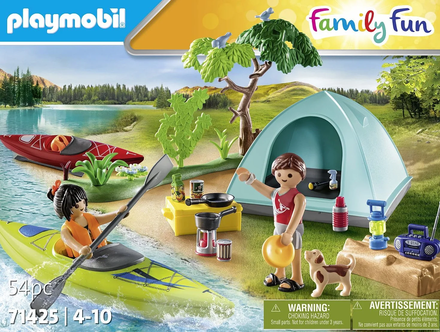 PLAYMOBIL Family & Fun 71425 Biwak pod namiotem, od 4 lat