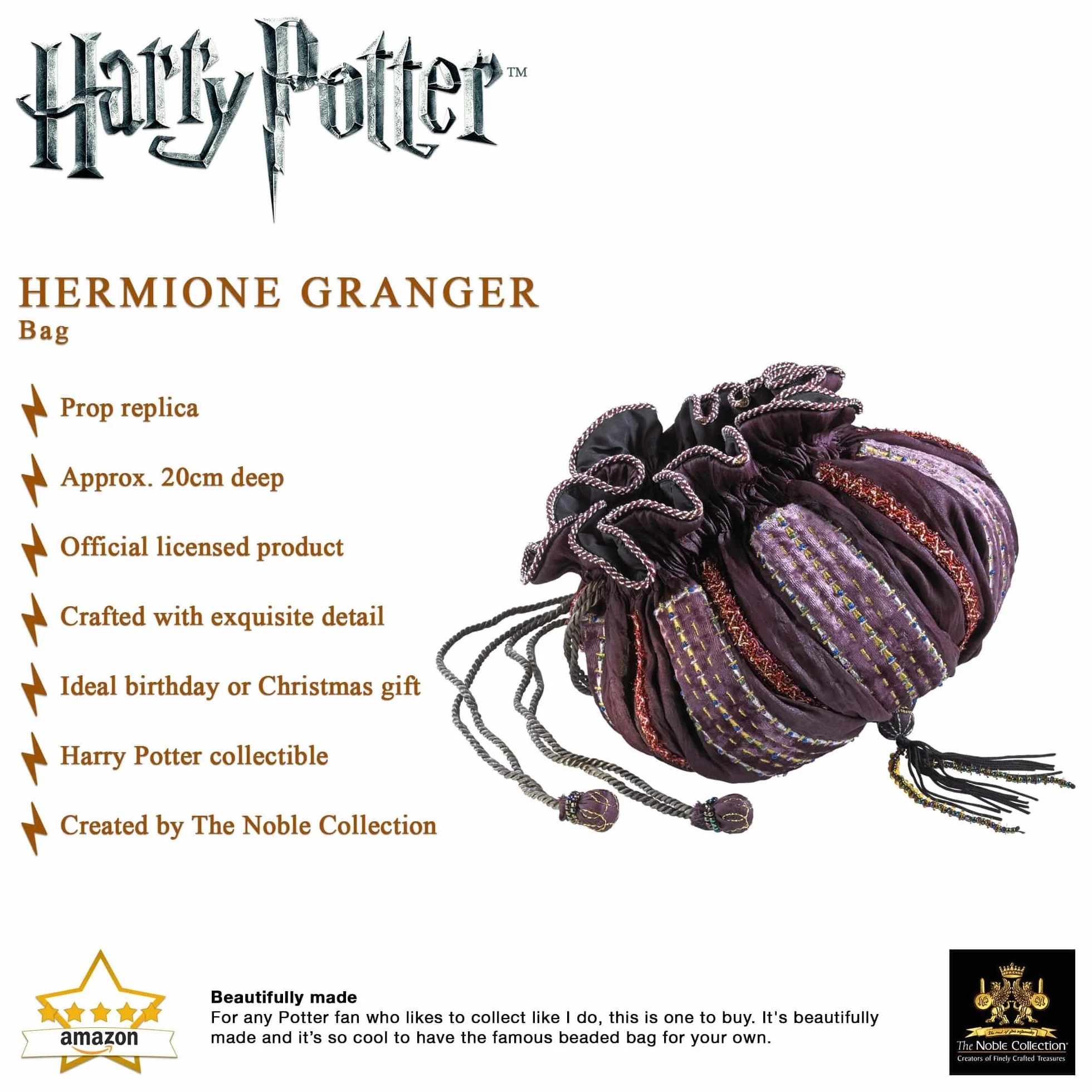 The Noble Collection Hermione Granger Bag