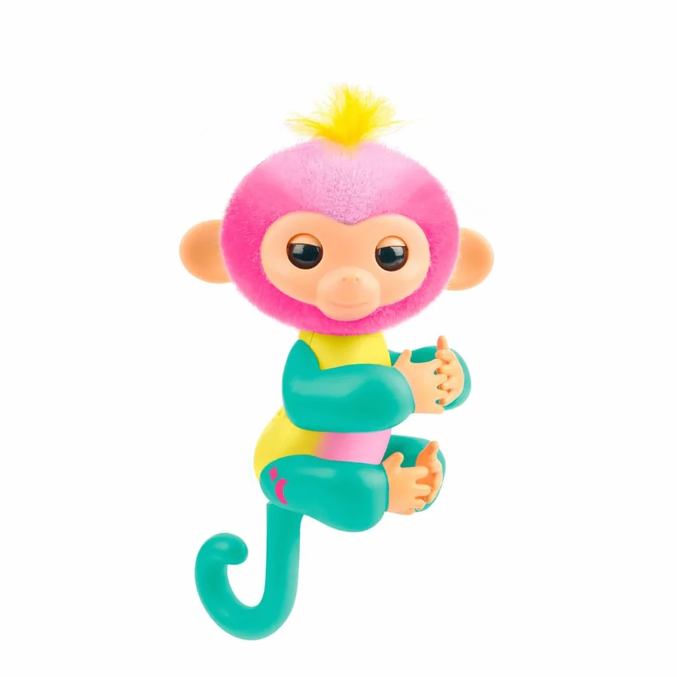 Lansay - Fingerlings – Magic Moods Jade – zawieszka Klara na palcach – jego serce świeci w zależności od nastroju – komunikuje się z 70 tonami i reakcjami – baterie w zestawie – interaktywny