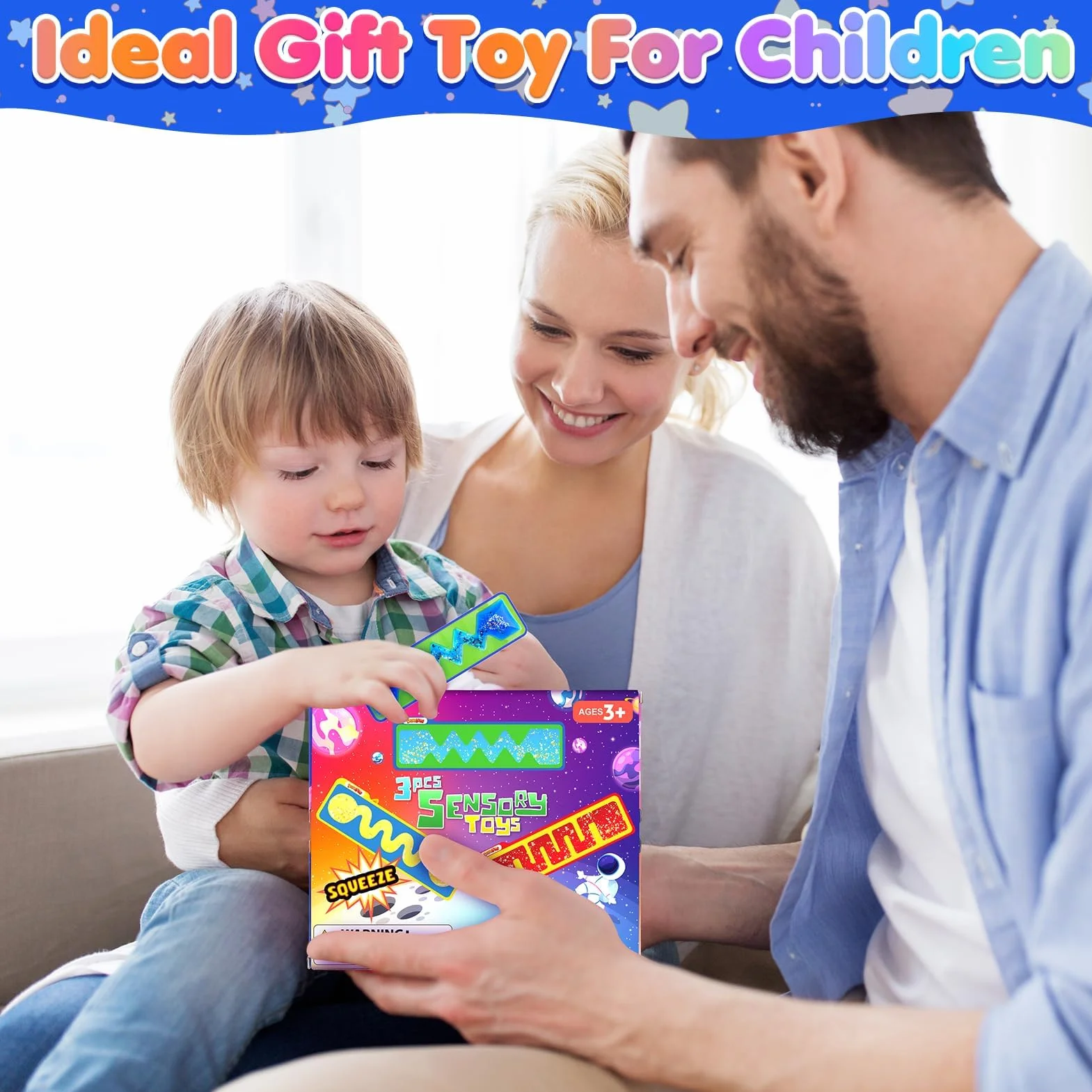 3 SZTUK Fidget Toy Sensory Labirynt Zabawki Puszyste Zabawki Dla Dzieci I Dorosłych Zabawki Autyzm Stres Adhd Zabawka Wypełniona Żelem Zabawki Rozwijające Potrzebne
