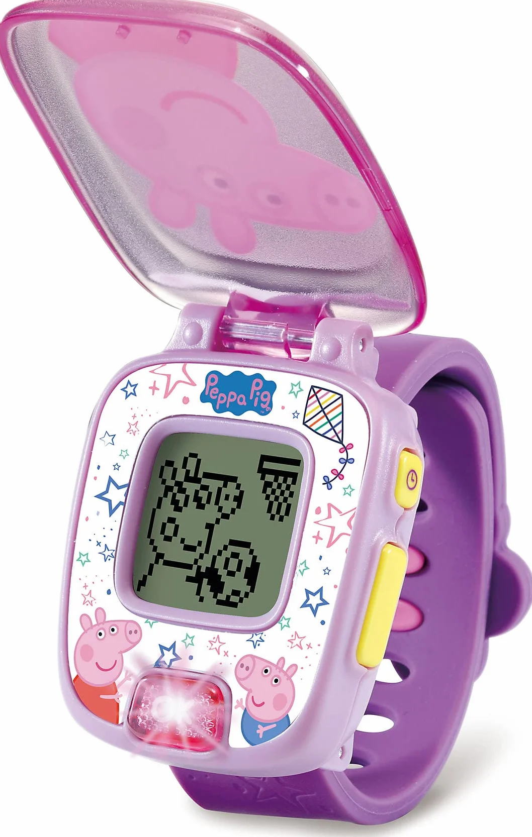 VTech 80-526004 Peppas zegarek edukacyjny różowy zegarek edukacyjny