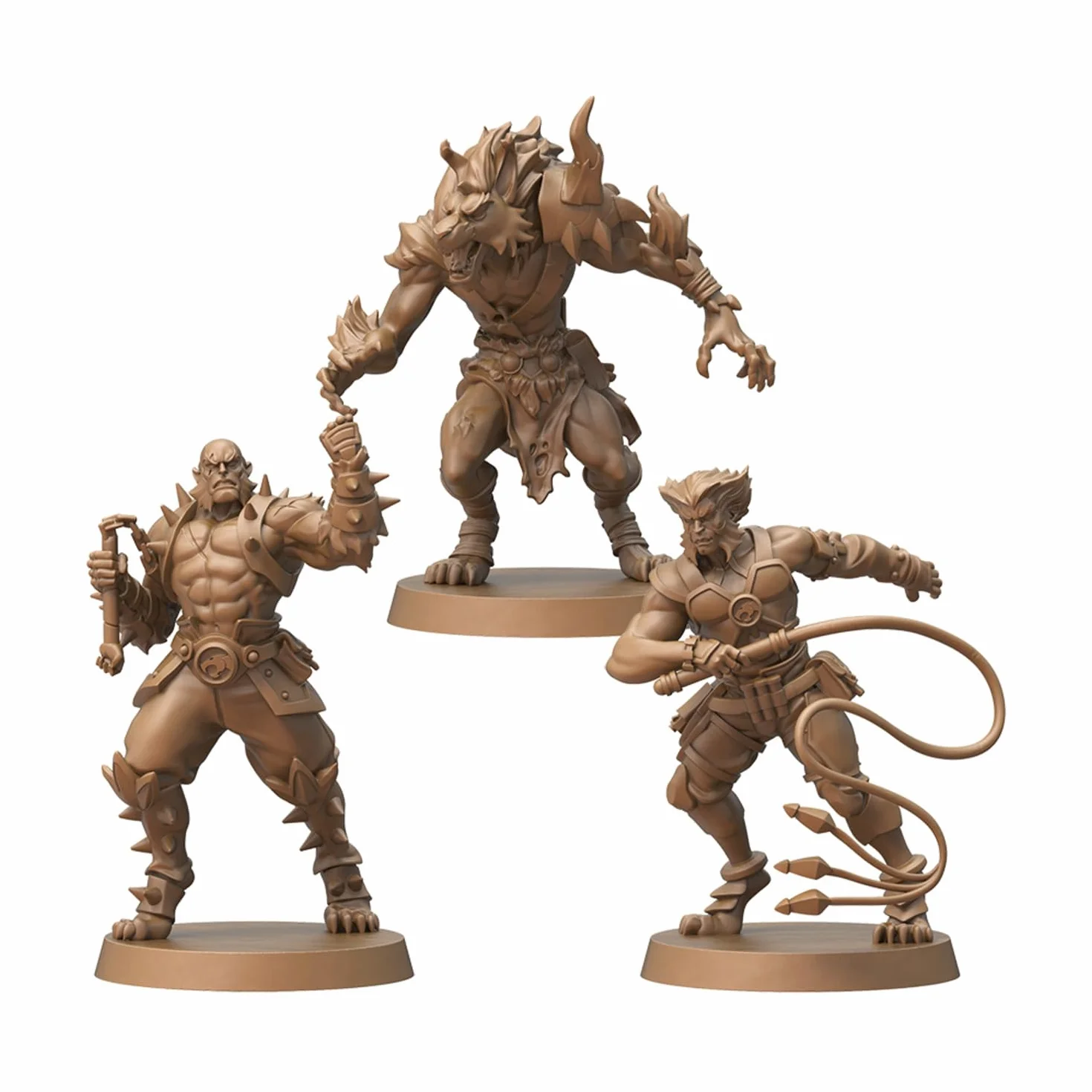 Galápagos CMON - Edge Entertainment GUFPR07 Zombicide: Thundercats Pack 2 zestaw miniaturowy, wielojęzyczny, zawiera hiszpański