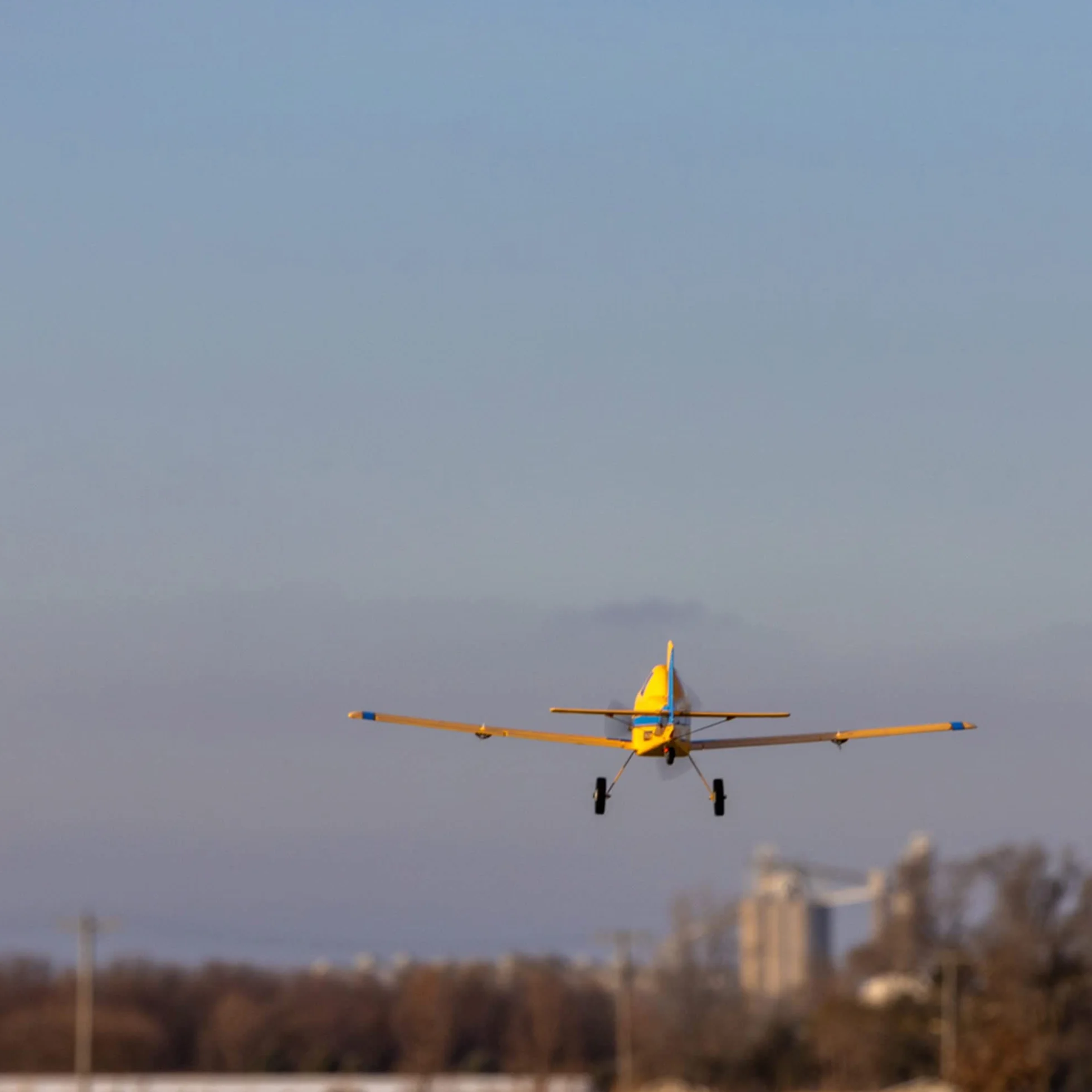 E-flite EFLU16450, UMX Air Tractor BNF Basic elektryczny samolot (702 mm) RC, żółty