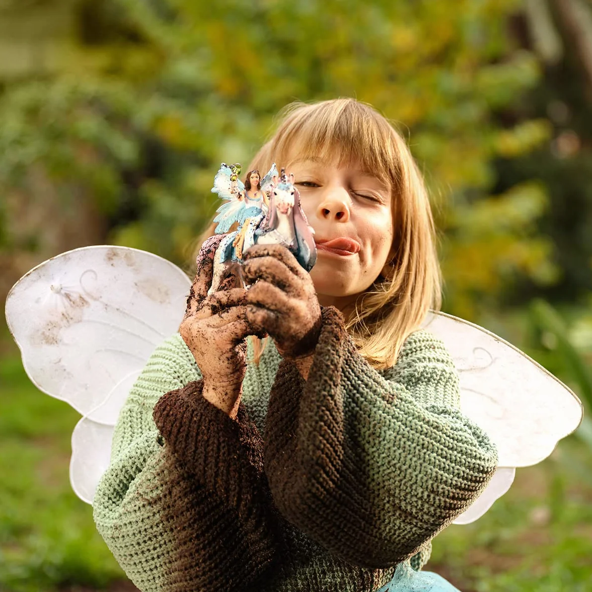 Schleich Slh70569 Wróżka Eyela Z Jednorożcem Księżniczką,Wielokolorowy