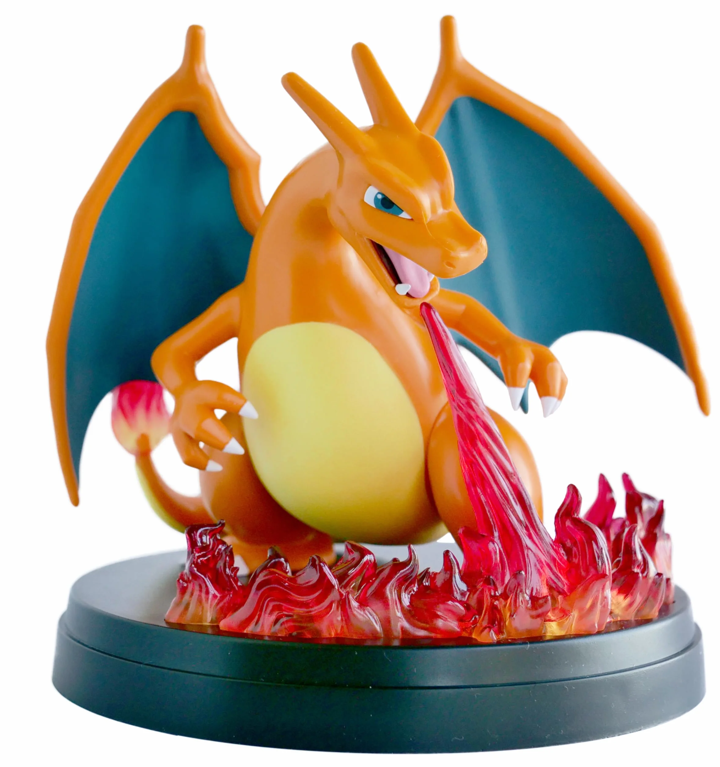 TCG Pokémon : Kolekcja Super-Premium Charizard-ex (3 błyszczące karty promocyjne, 1 figurka z uchwytem na karty i 10 boosterów)