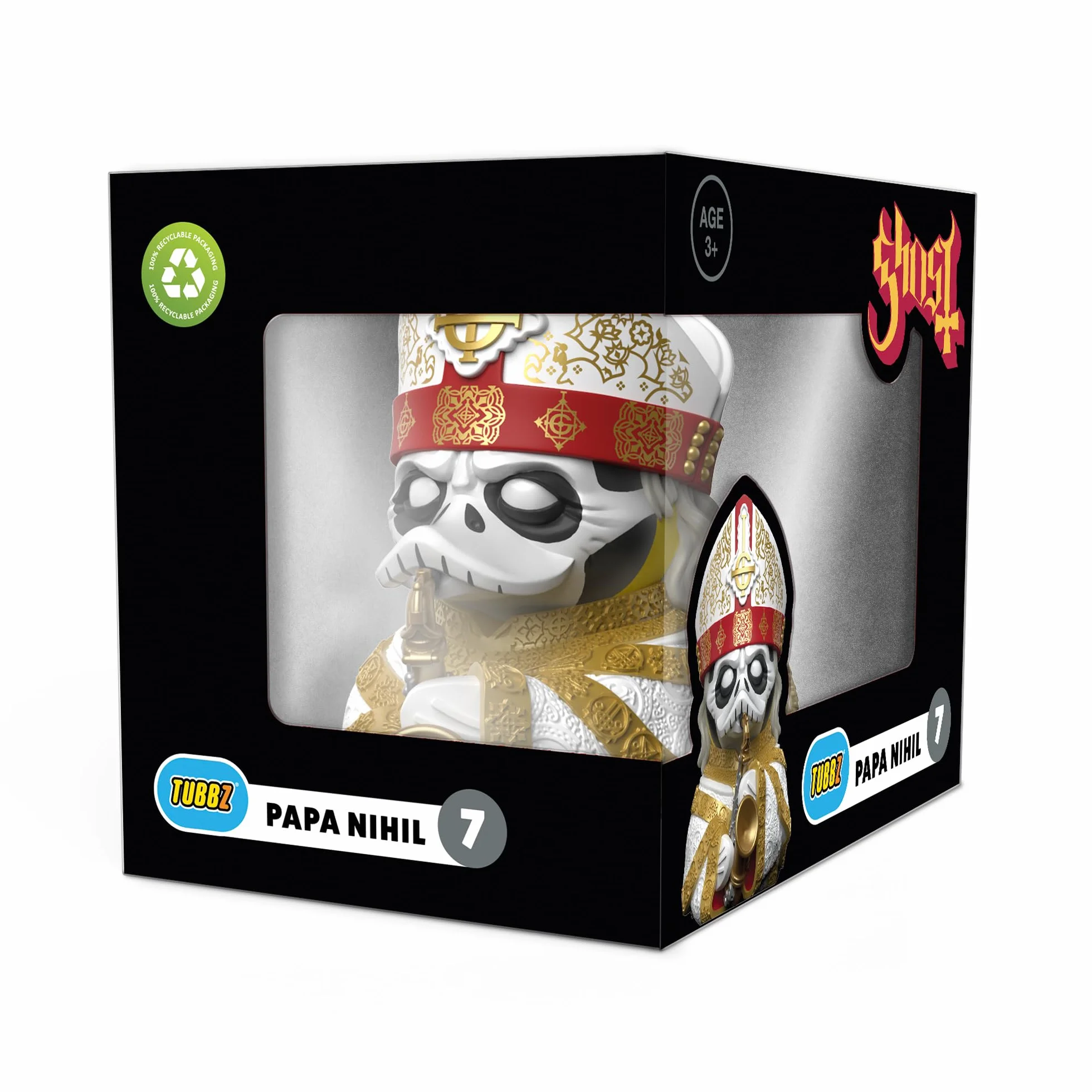 TUBBZ Edycja pudełkowa Duch Papa Nihil Cosplay gumowa kaczka winylowa figurka