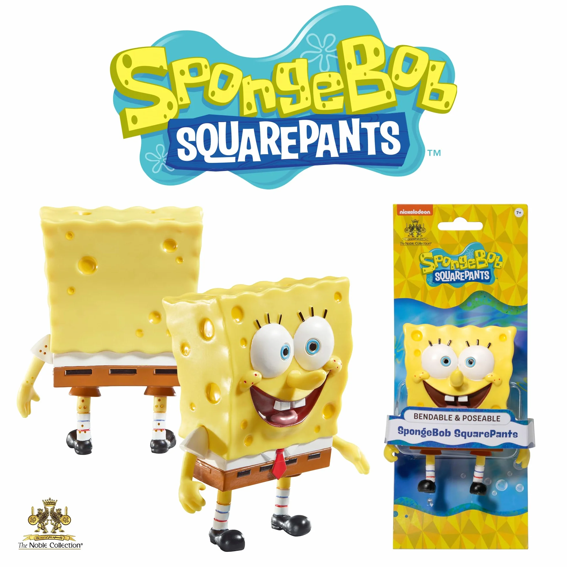 The Noble Collection Giętkie Spongebob Kanciastoporty-Spongebob