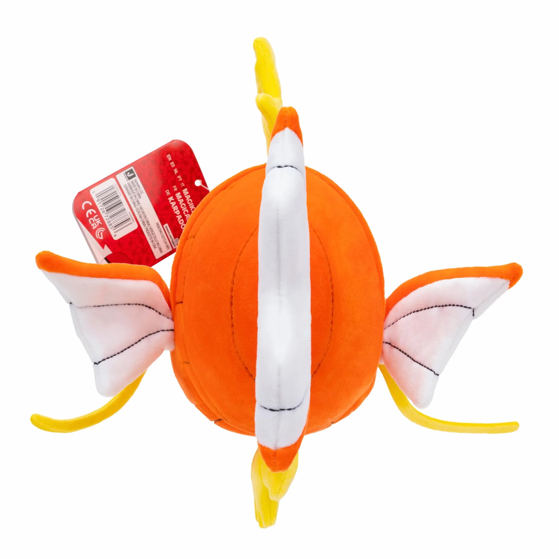 Pokémon Plush Toy PKW3943-20 cm pluszowy – Magikarp, oficjalny plusz fra Pokemon for children 2+