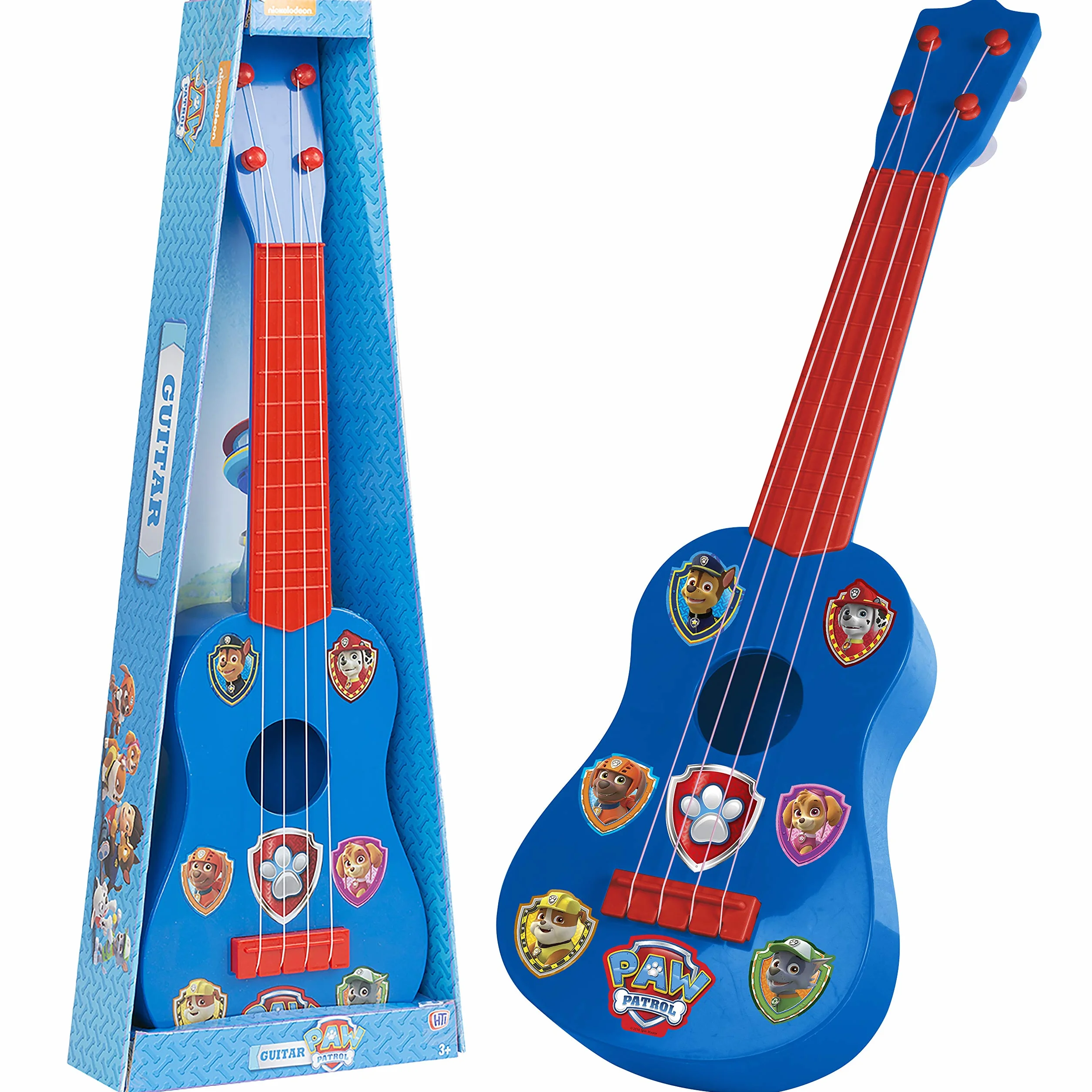 Gitara akustyczna Psi Patrol, świetna zabawka muzyczna dla dzieci dla chłopców i dziewcząt w wieku od 2 lat