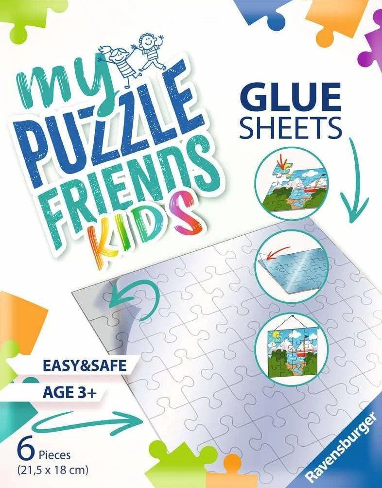 Ravensburger Kinderpuzzle - 13301 My Puzzle Friends Glue Sheets - Klebefolien für Kinderpuzzle: Klebefolien für Kinderpuzzles