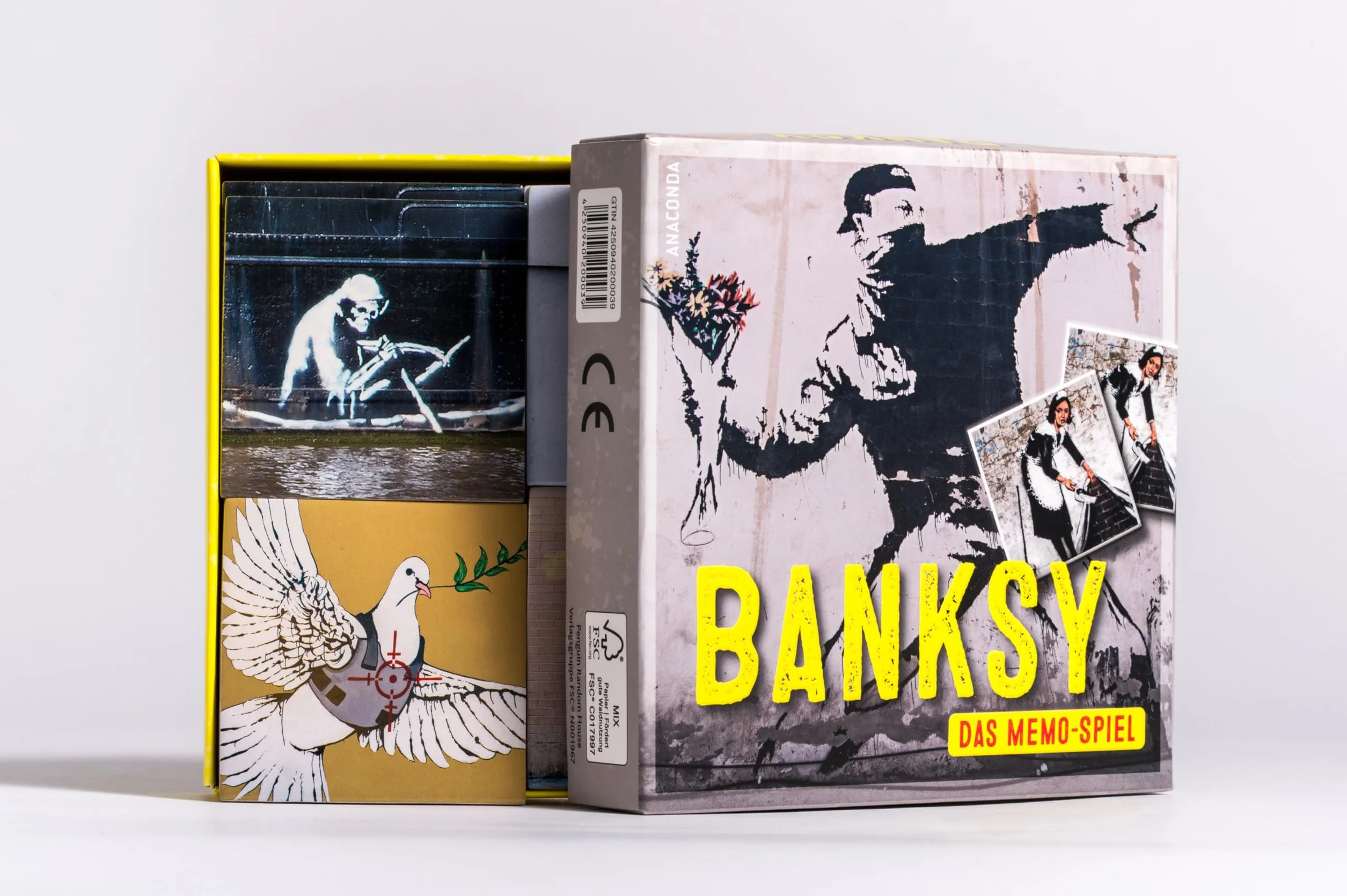 Banksy - Das Memo-Spiel: Memo-Spiel mit 40 Spielkarten im Spielkarton