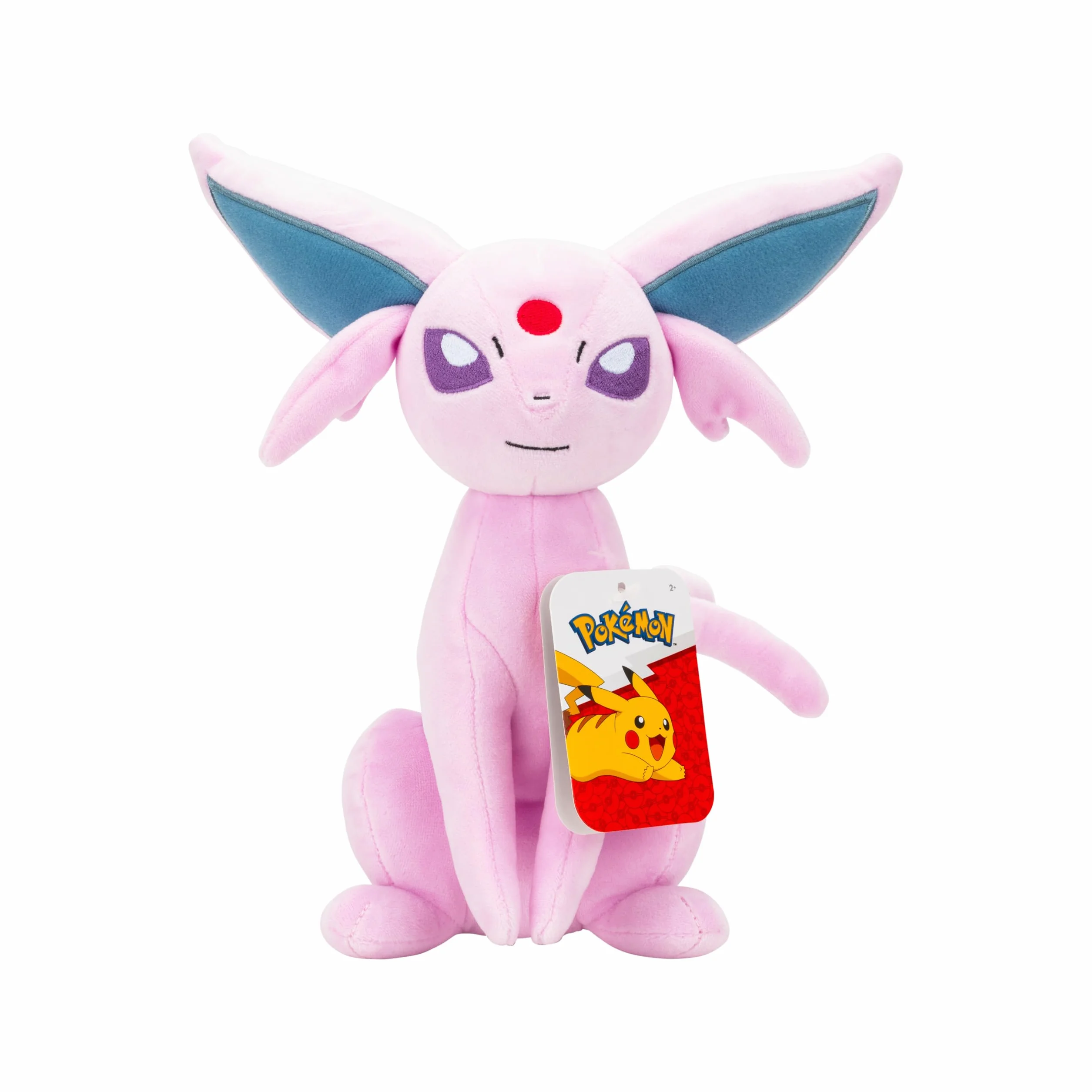 Pokémon Plush 20 cm Espeon - Blue/Purple - Official Pokemon stuffed collectible toy for children 2+