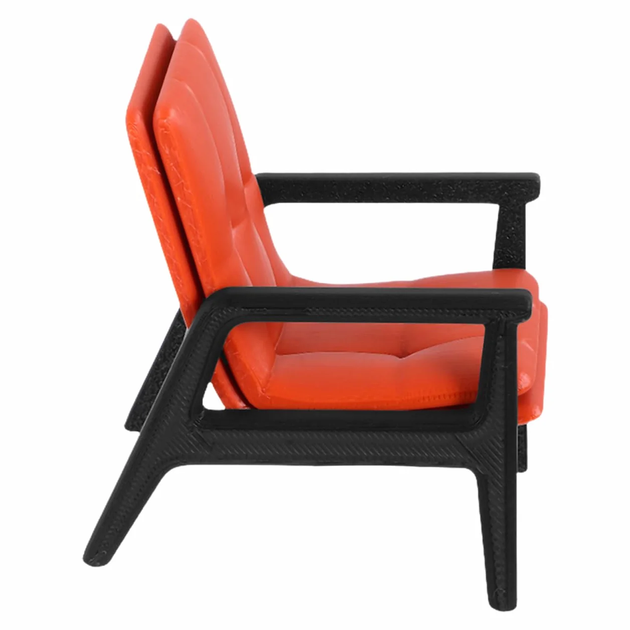 Zerodeko Miniaturowy fotel, pojedyncza sofa, fotel 1:12, miniaturowe meble, akcesoria, meble, dekoracja, urodziny, wesele, przyjęcie