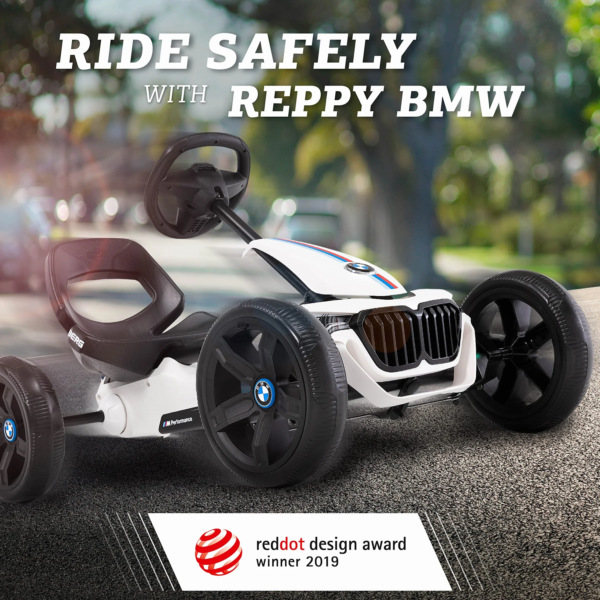 Berg Pedał Gokart Reppy BMW 24.61.00.00 Pojazd dziecięcy samochód pedałowy z głośnikiem