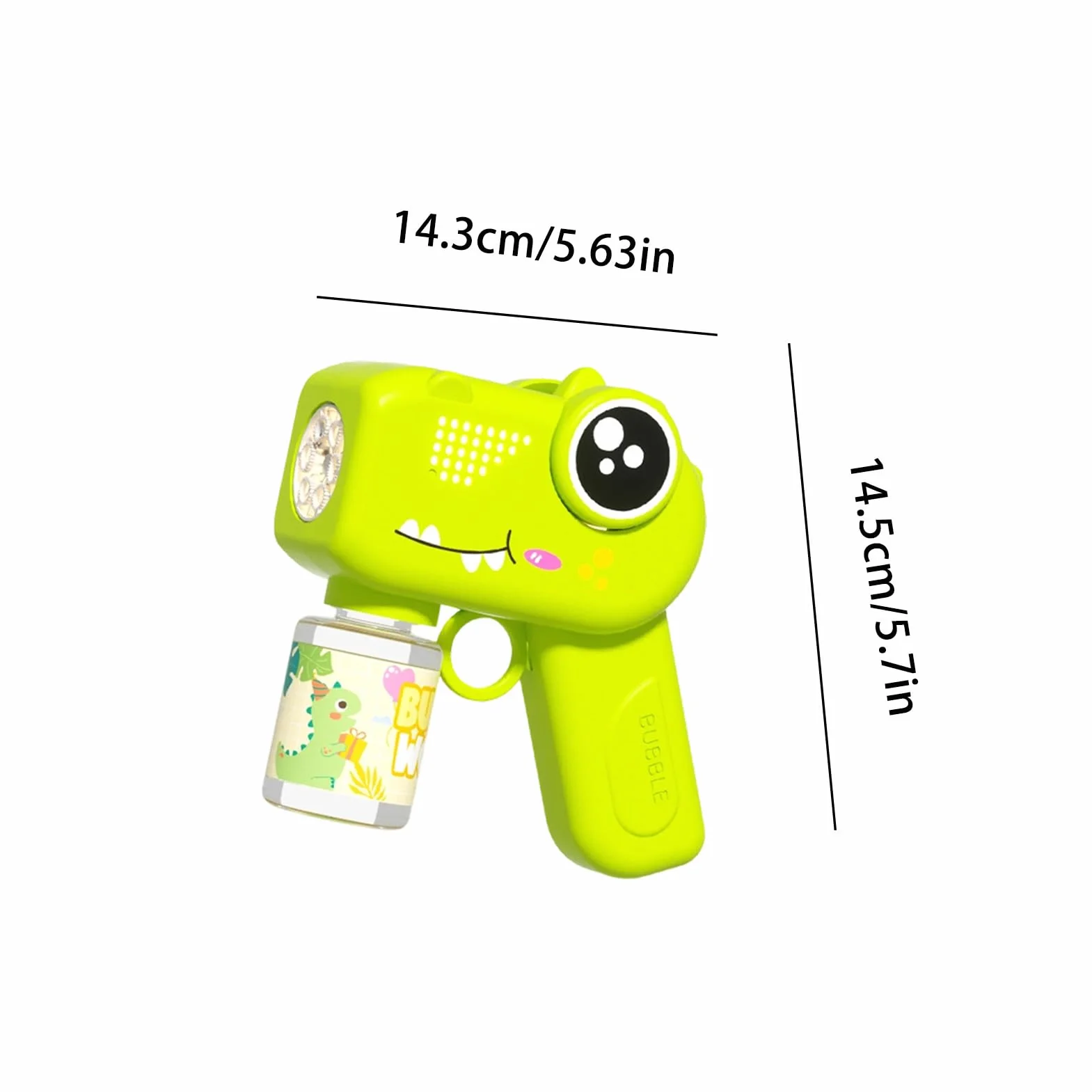 T Rex Soap Dispenser - Portable Maker for Floating | Lighted Jurassic Animal with Leak Proof Motor & Rhythmic Audio for Teenagers, Siblings, Gardens and Vacation Recreation Activities