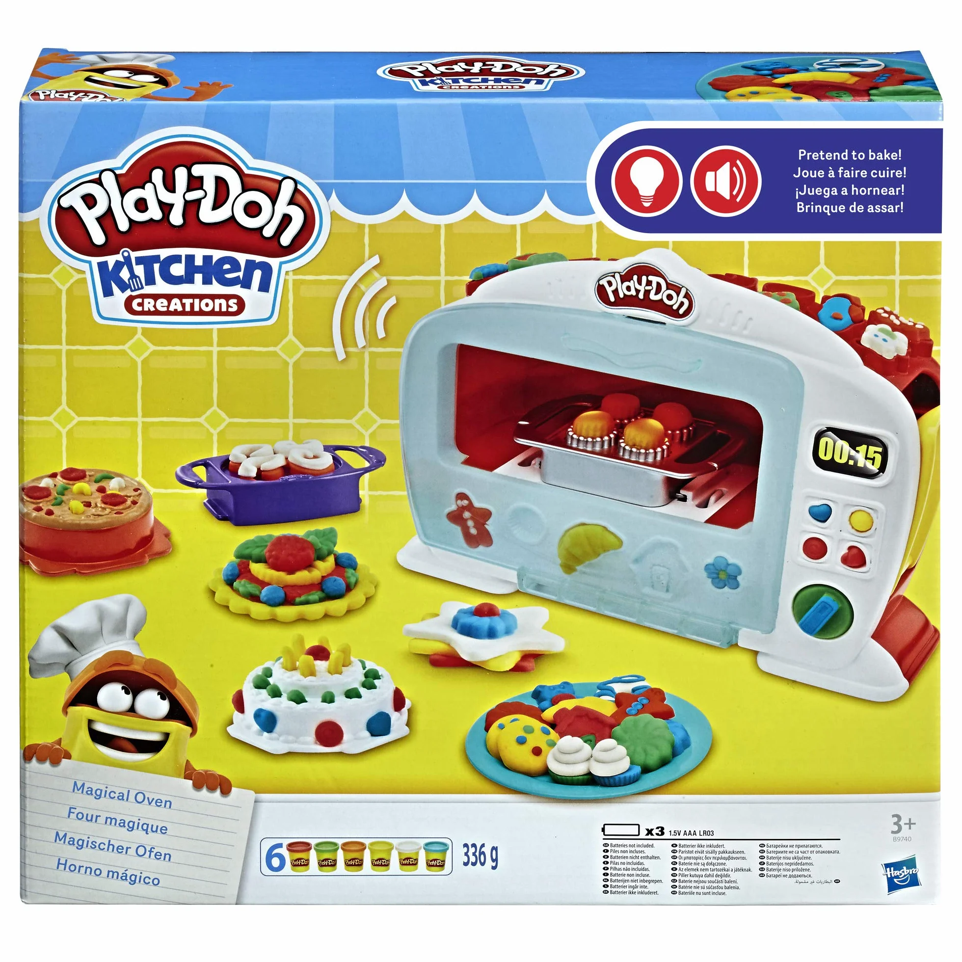 Hasbro Play Doh Kitchen Creations Magical Oven Zabawkowy Piekarnik, Wielokolorowy, B9740EU50
