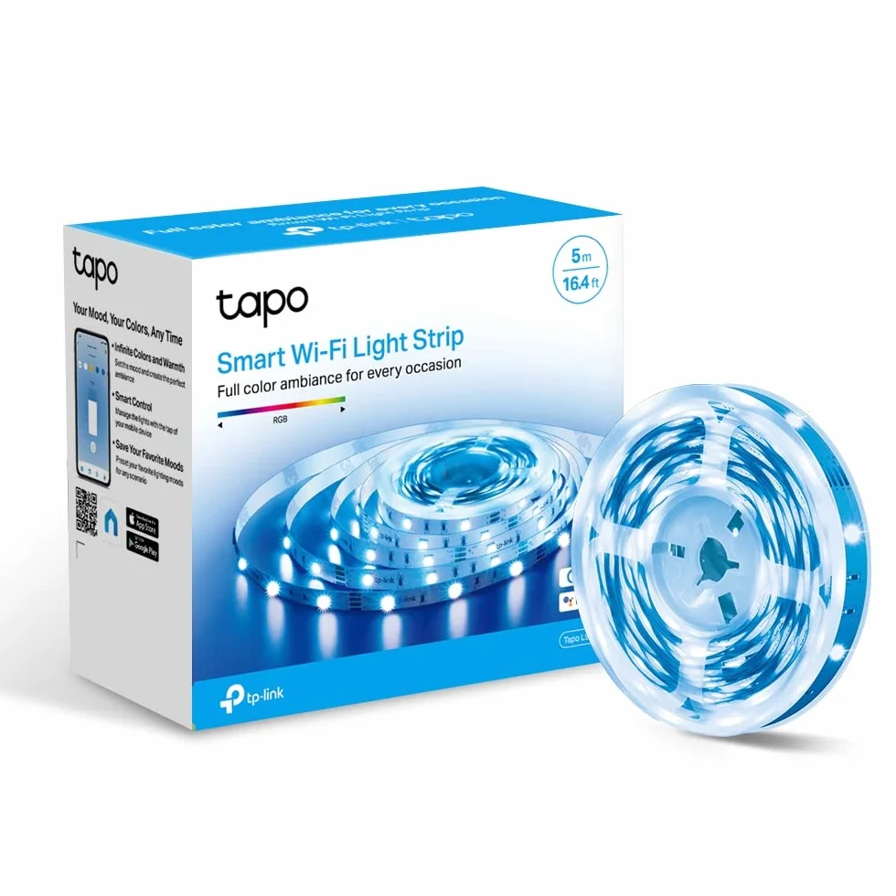 TP-Link Tapo L900-5 | Inteligentna taśma LED Wi-Fi 5 m | RGB | Ściemnialna | Tryb muzyczny | Sterowanie przez aplikację Tapo | Kompatybilna z Alexa i Google Home