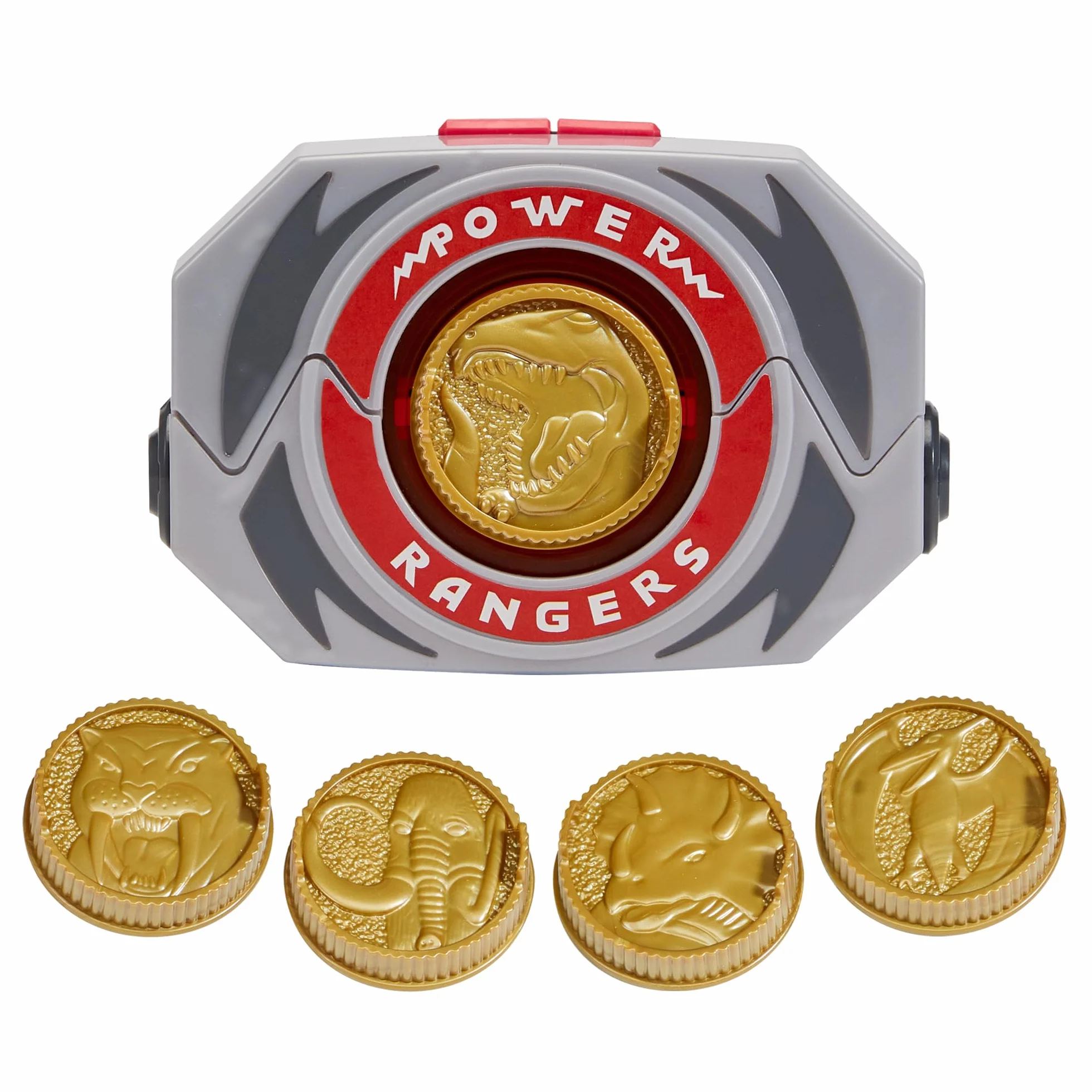 Power Rangers, Elektroniczny Power Morpher, funkcje dźwięku i oświetlenia, akcesoria w zestawie, dla dzieci od 4 lat, PWG02