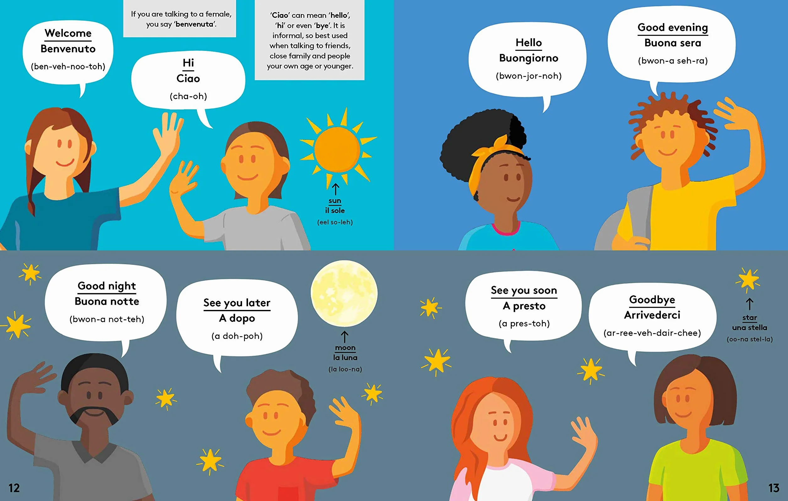 First Phrases - Italian - 1ed - Anglais