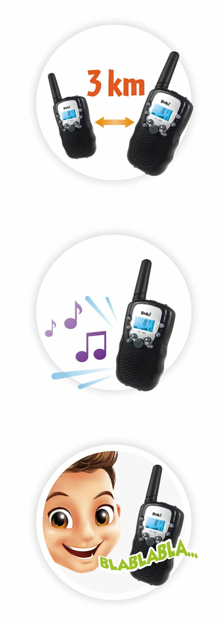 BUKI TW01 - Walkie Talkie