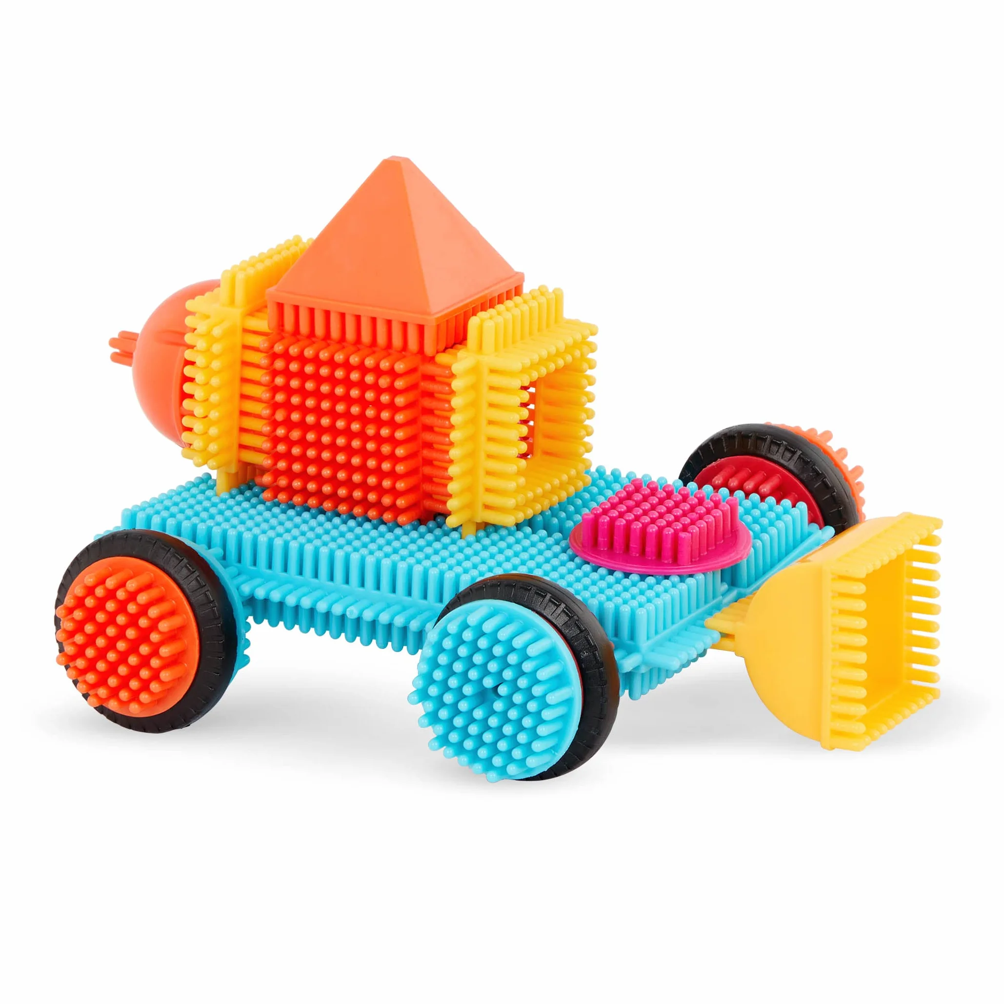 Bristle Blocks 3102Z – skrzynki, 80 sztuk, wielokolorowe
