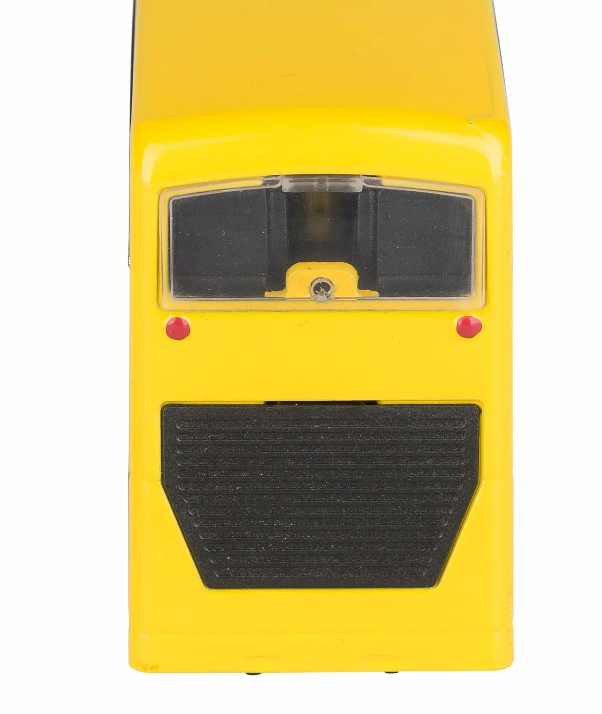 Idena 40107 model autobusu berlińskiego dwupokładowego z silnikiem cofania 18,5x13,5x4,5 cm żółty zabawka pamiątka kolekcjonerski