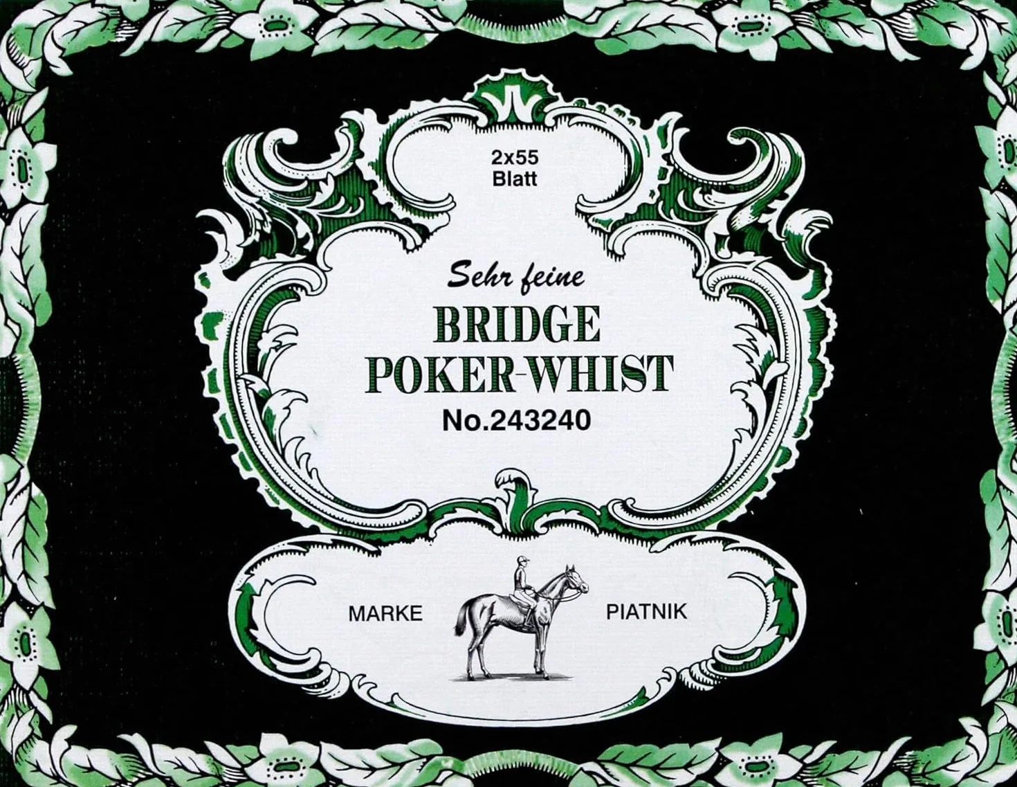 Karty 2 talie - Liście dębu Bridge Poker Whist