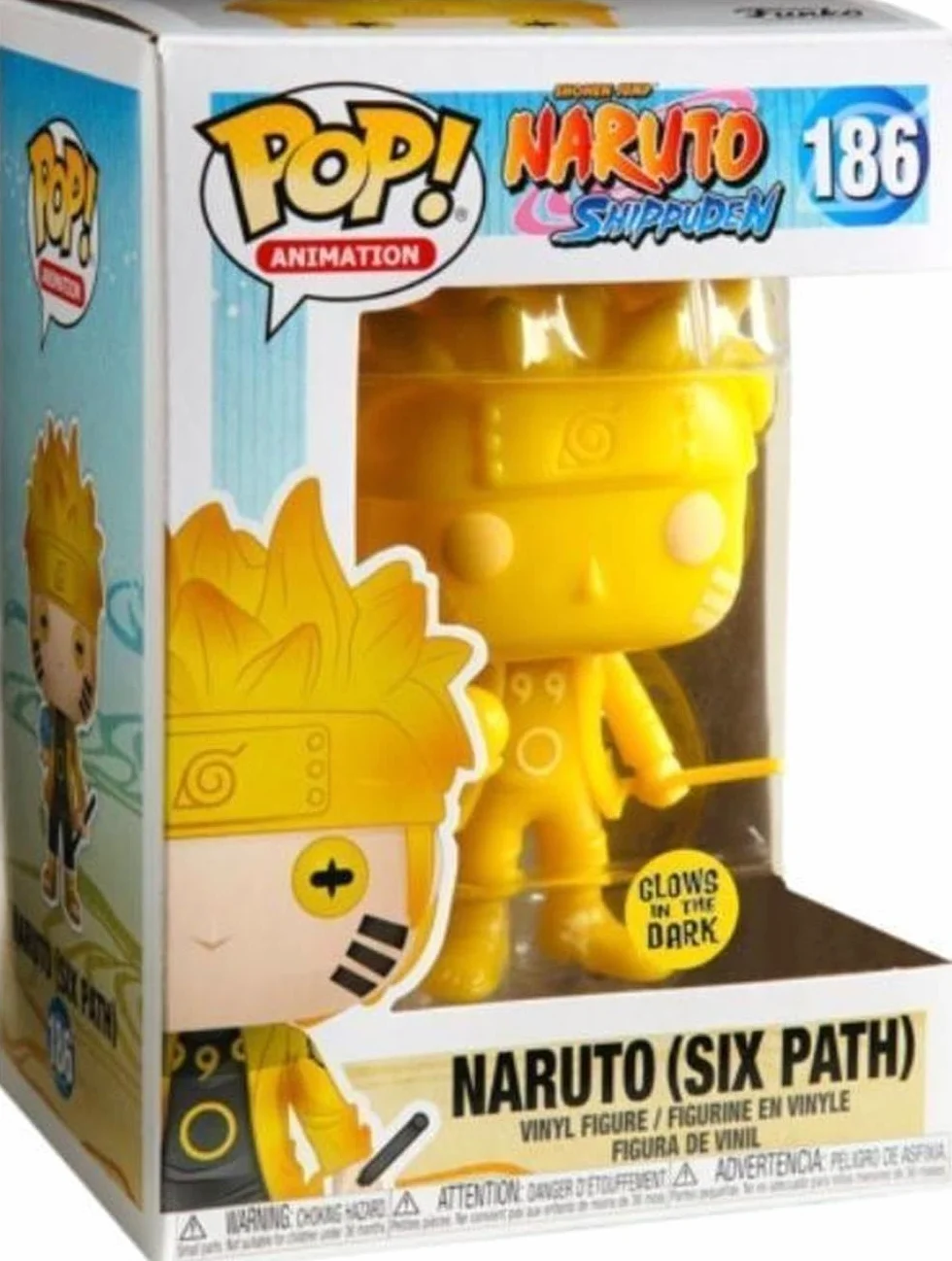 Funko Pop! Animation: Naruto Shippuden - Naruto Six Path #186 Vinyl Figure