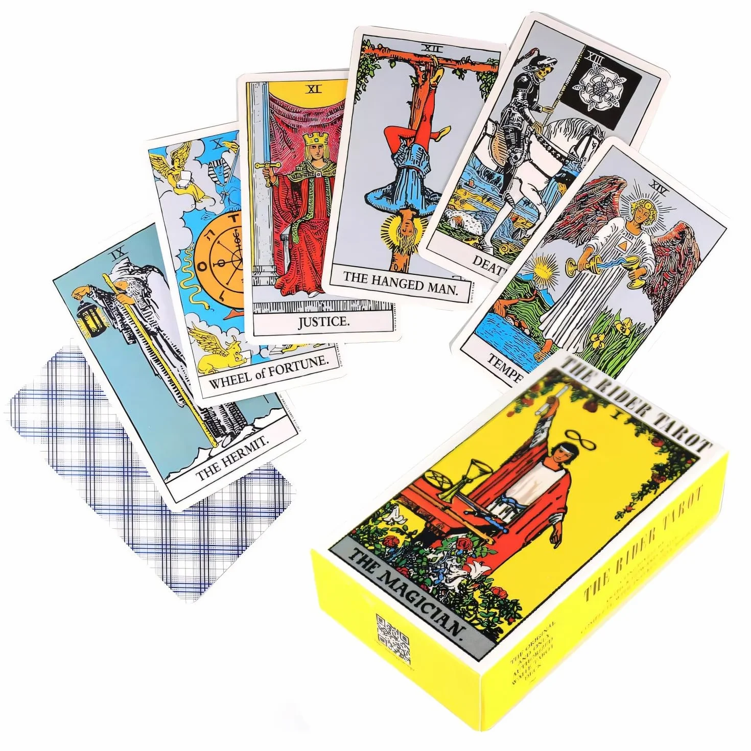 Retoo Karty do gry Tarot 78 kart Jeźdźców z instrukcjami dla doświadczonych i początkujących
