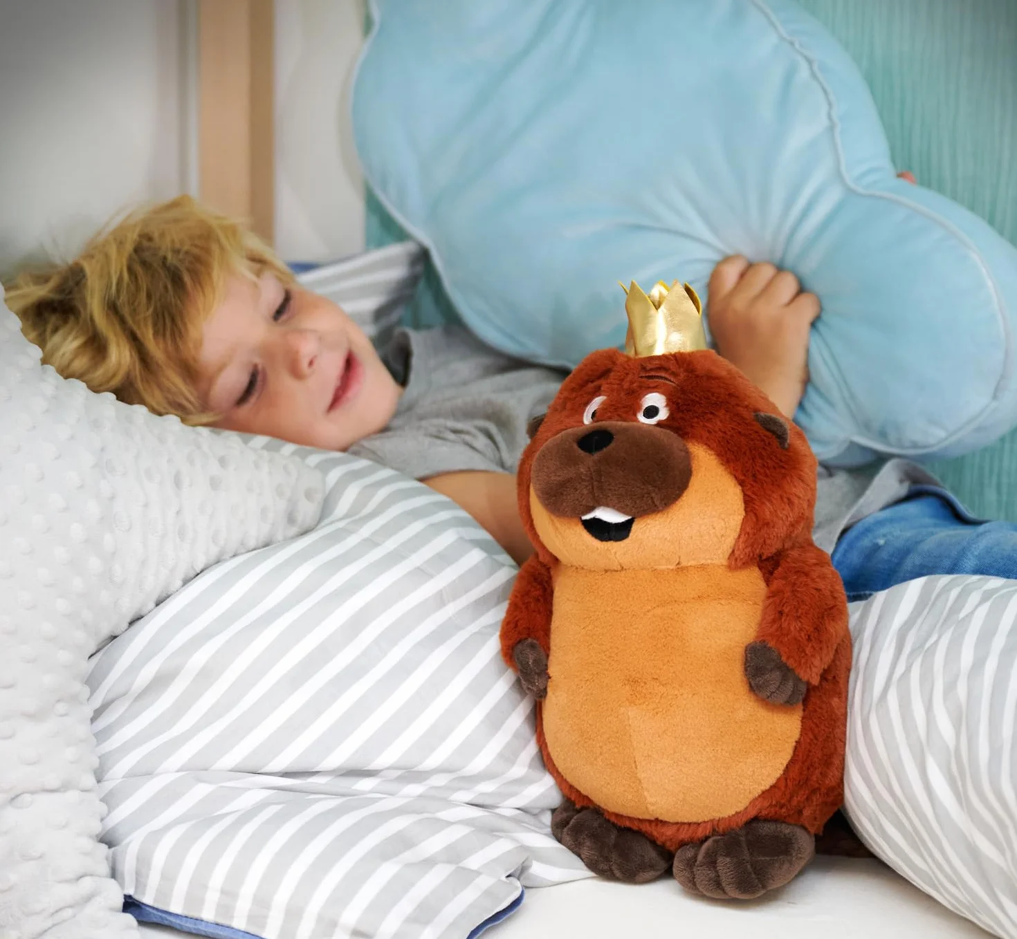 Simba Disney Pixar Hoppers King George pluszowe zwierzątko – miękka figurka flanelowa (24 cm), oficjalna zabawka licencjonowana dla dzieci i fanów, zabawka kolekcjonerska i przytulanka