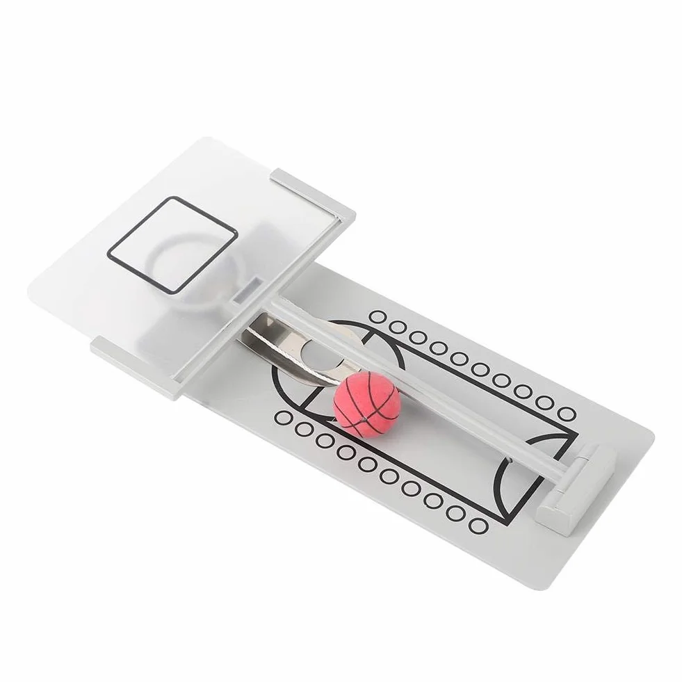 Basketballkorb Spielzeug Desktop Ornament Miniatur Basketball Dekoration lustige Finger Sport