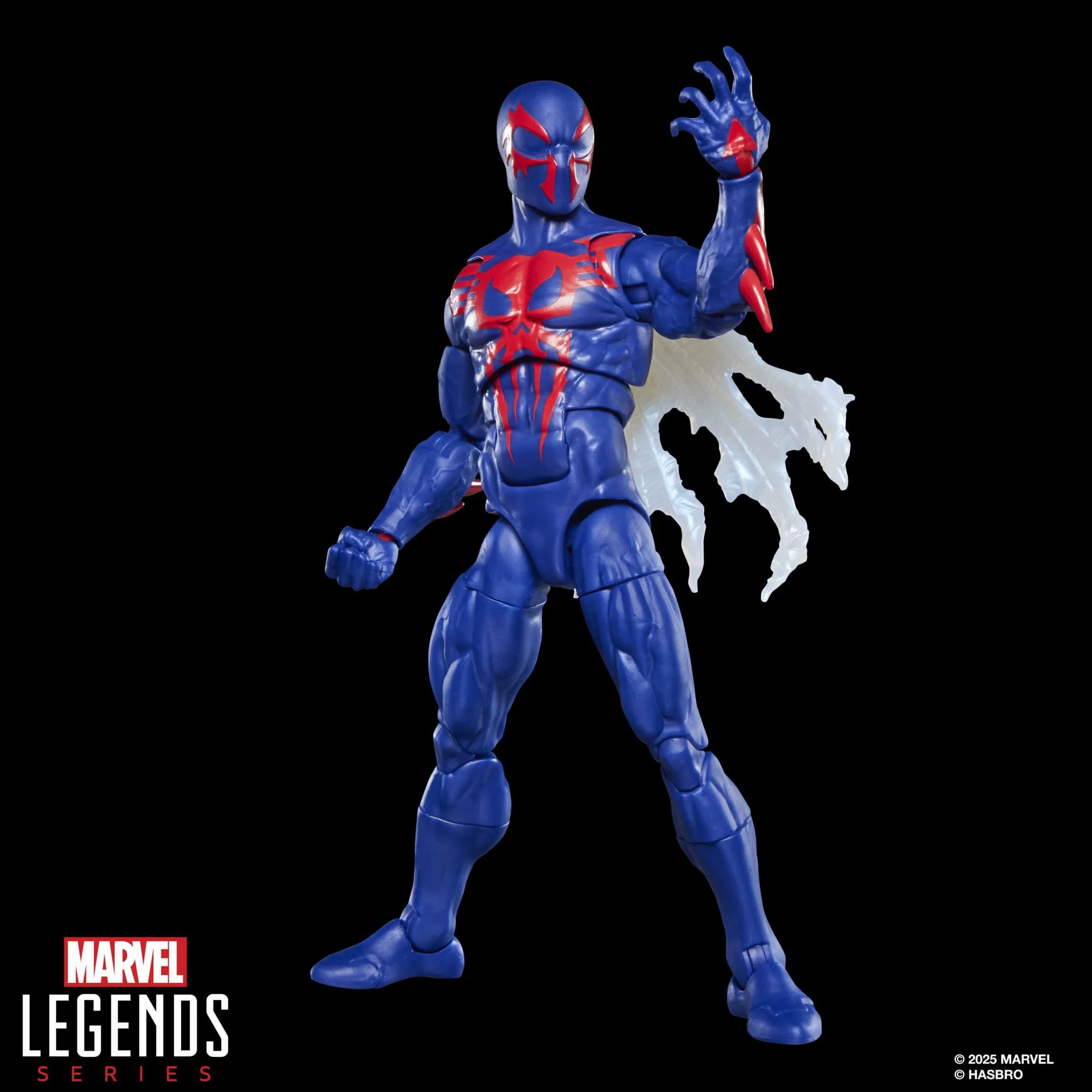 Spider-Man 2099 z serii Marvel Legends, 15-centymetrowa figurka kolekcjonerska z komiksów z kartą retro