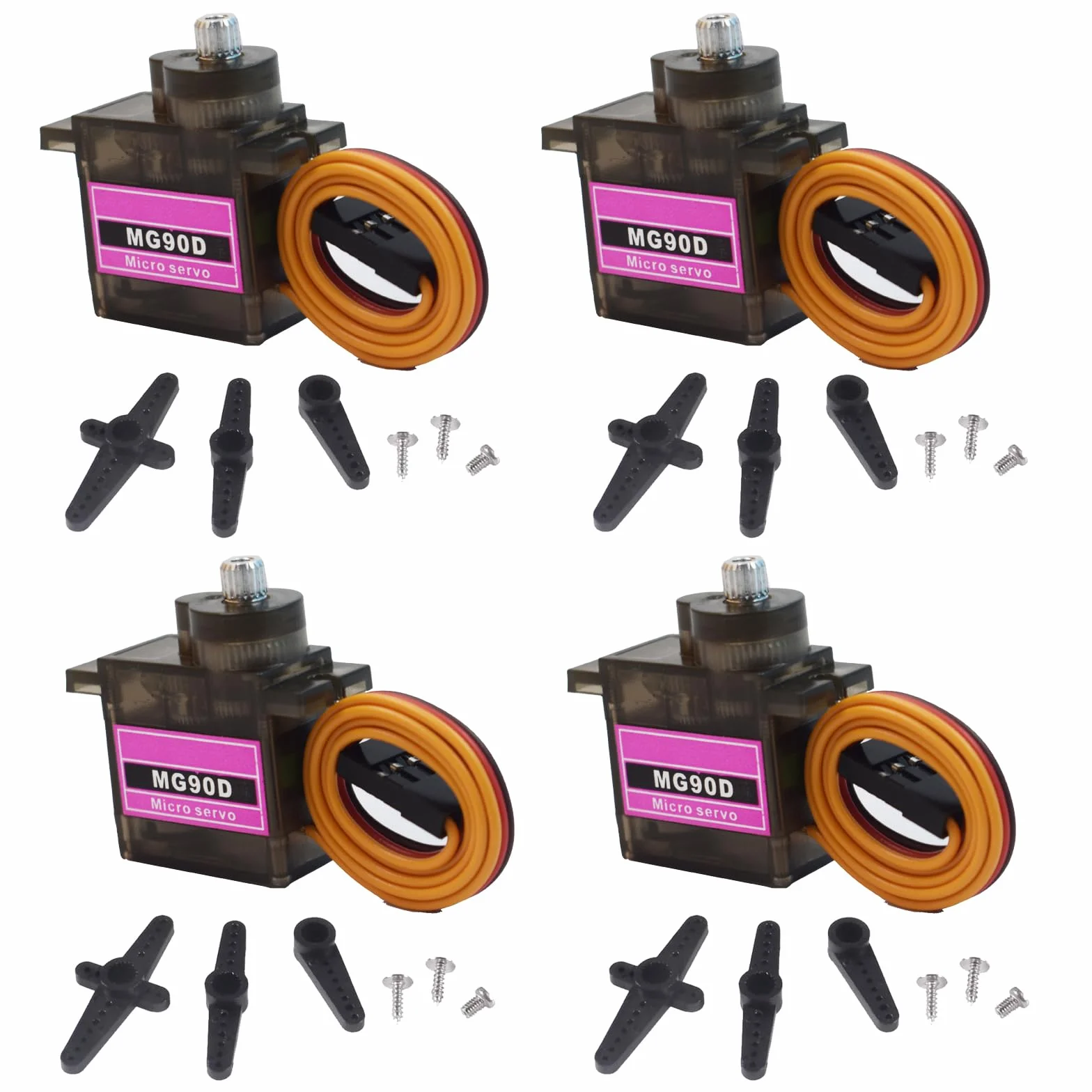 MG90D mini serwo 9g cyfrowy mikro Full Metal Gear 270 stopni SG90 Servo Motor dla Arduino RC Robot Arm