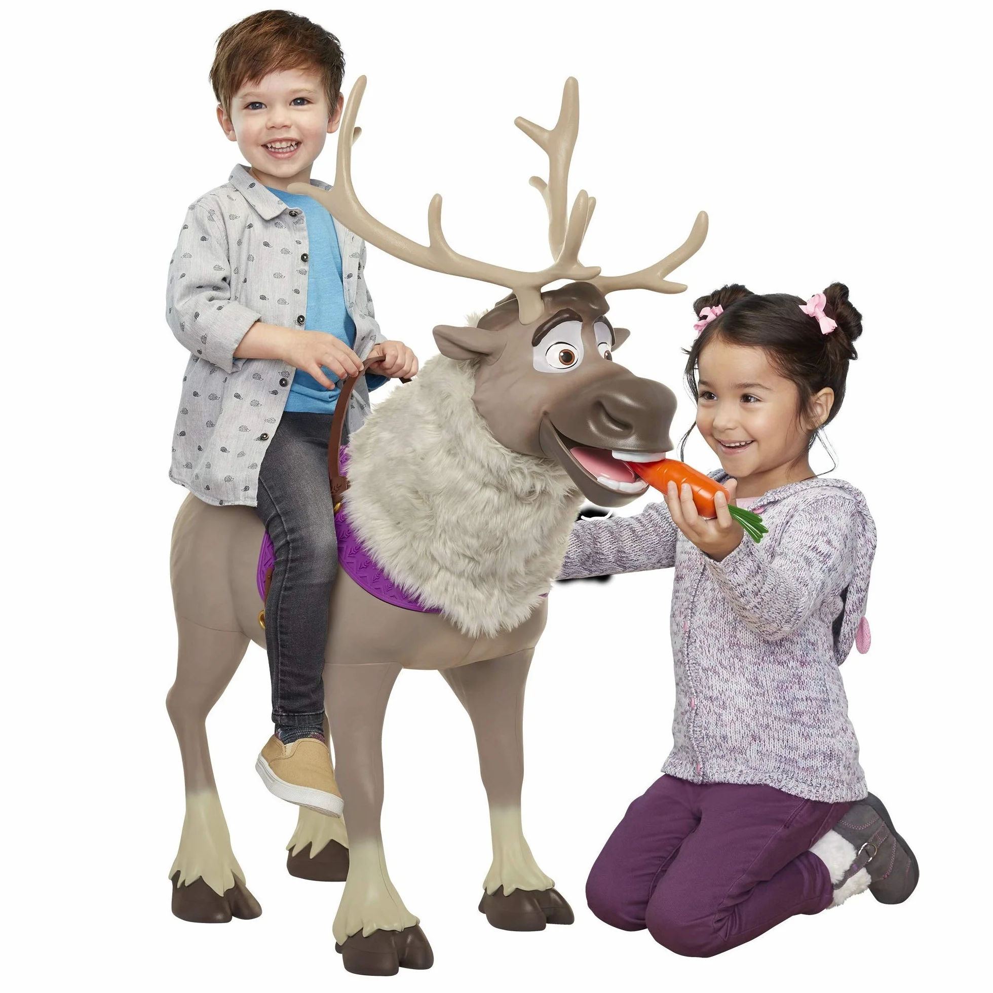 Frozen Sven Renifer 2 My Size Playdate Sven z dźwiękami, przyjaciel dla dzieci, wysokość 3 stóp, wspiera do 31 kg